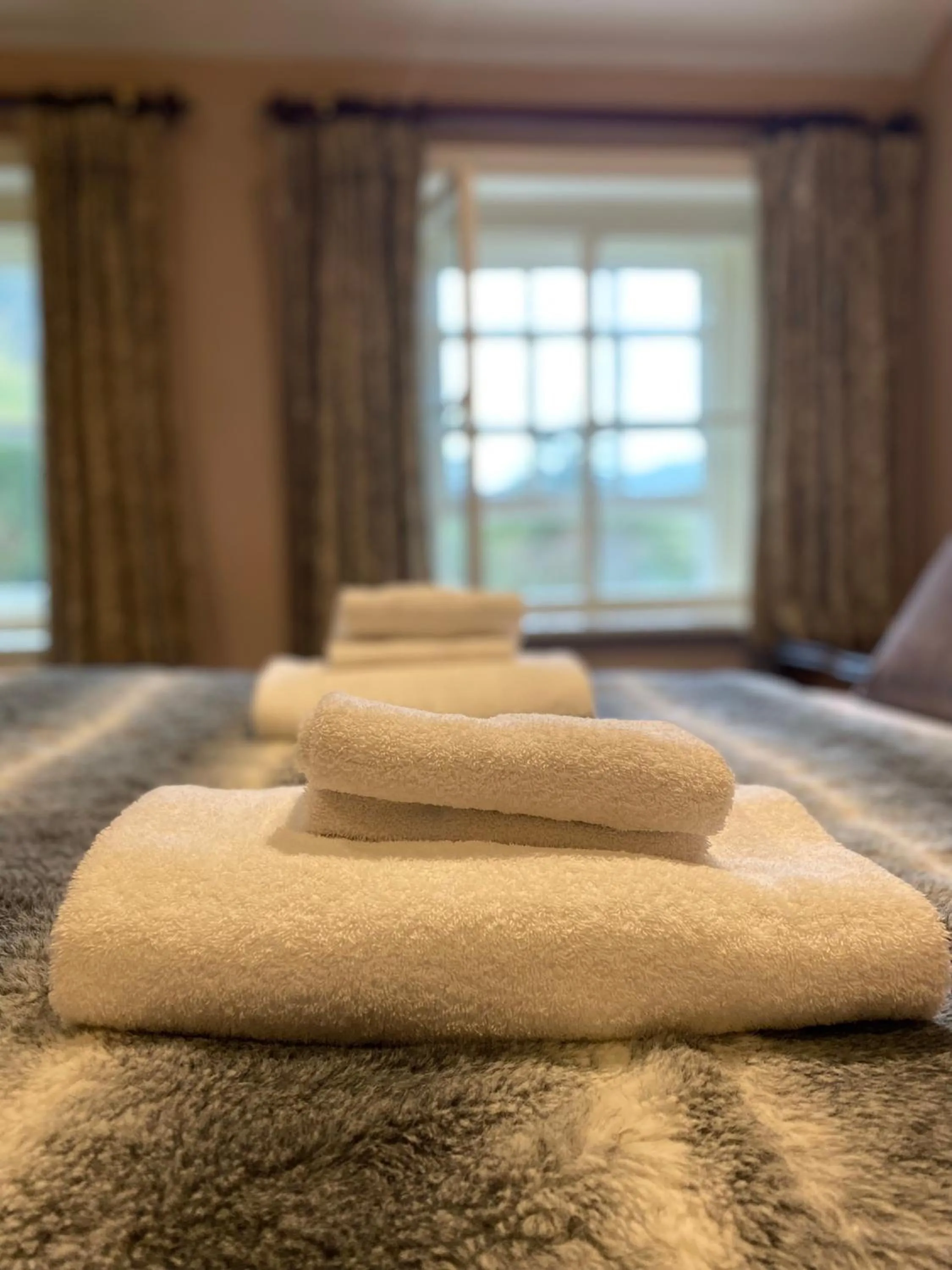 towels, Bed in Derby Arms Witherslack