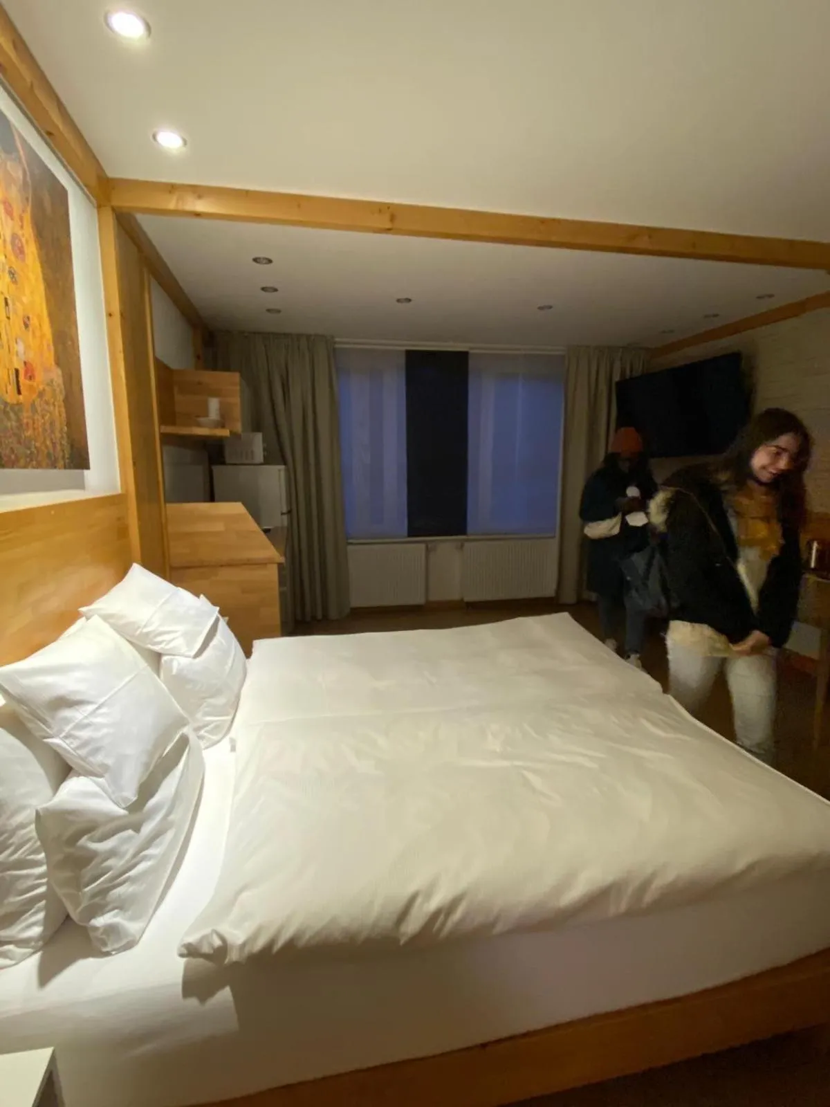 Bed in Gästehaus Jägerstüble