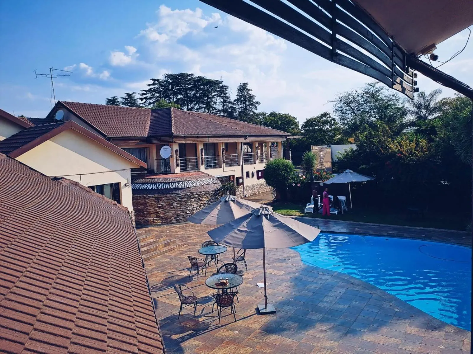 Patio in Ecotel Premier Lodge & Conference Centre