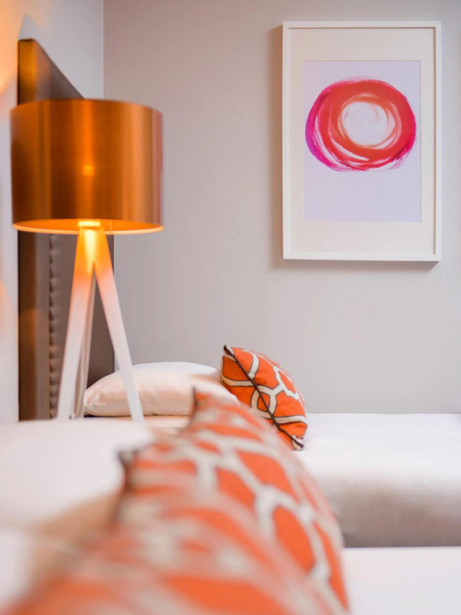 Decorative detail, Bed in Meadowlands Hotel