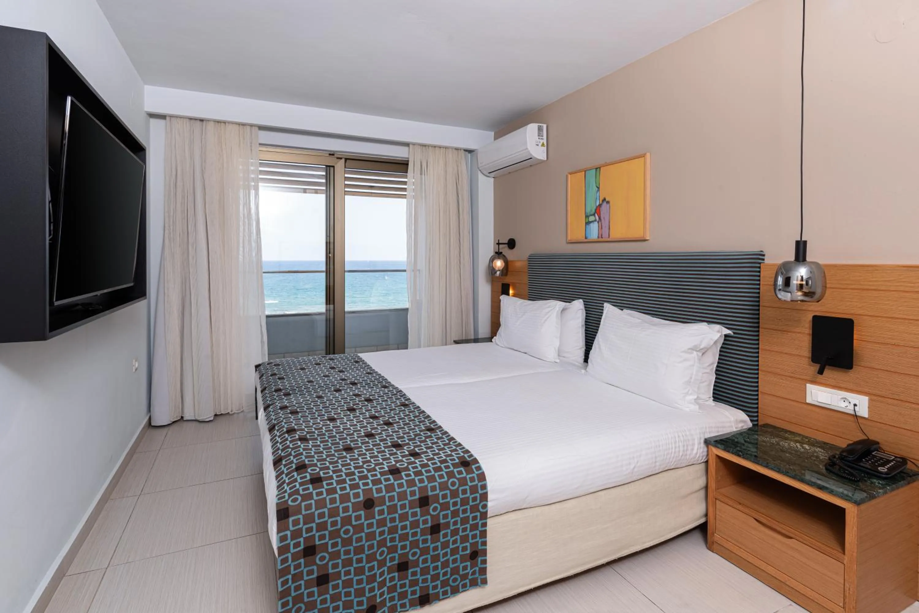 View (from property/room), Bed in Iolida Beach by Smile Hotels
