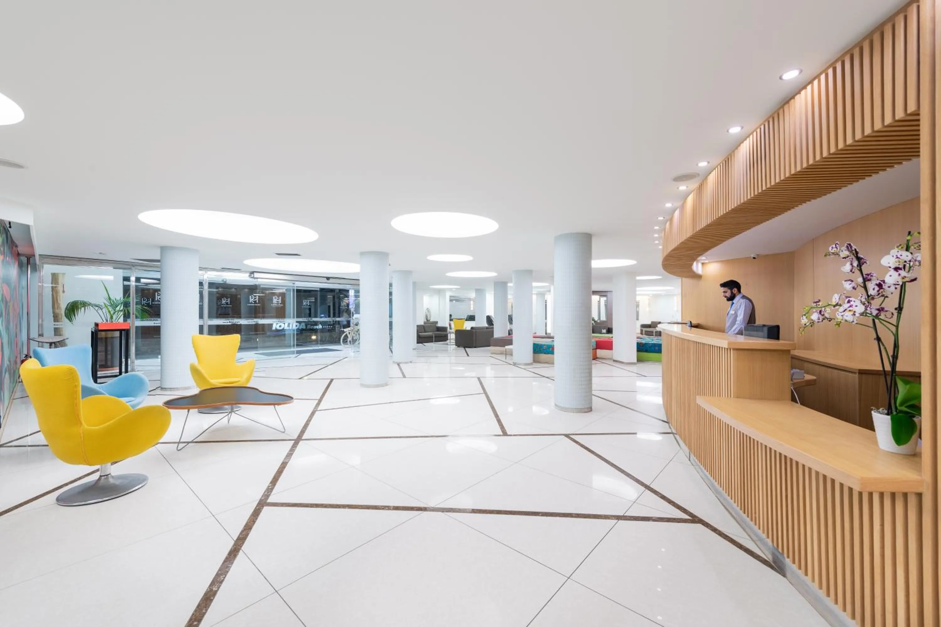 Lobby or reception in Iolida Beach by Smile Hotels