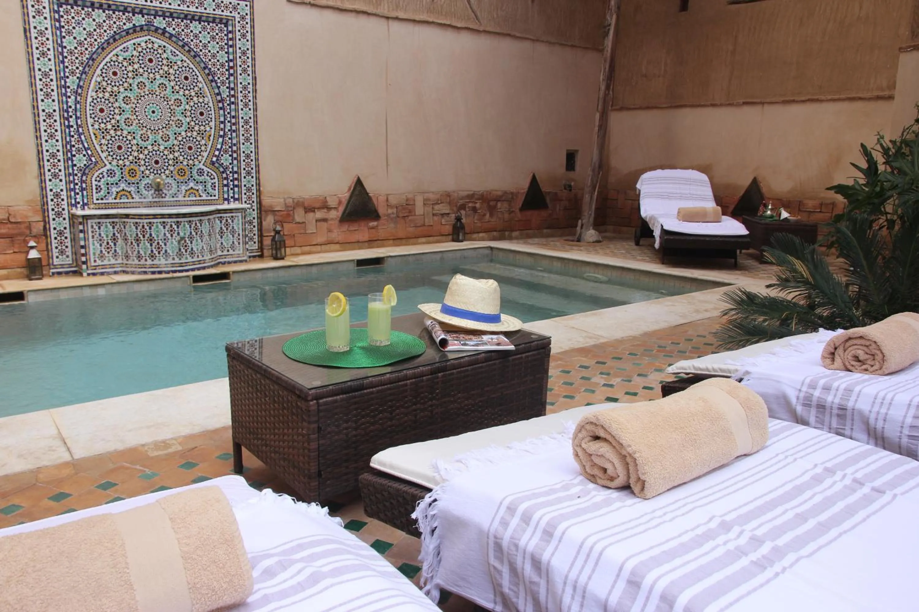 Pool view in Riad Passali