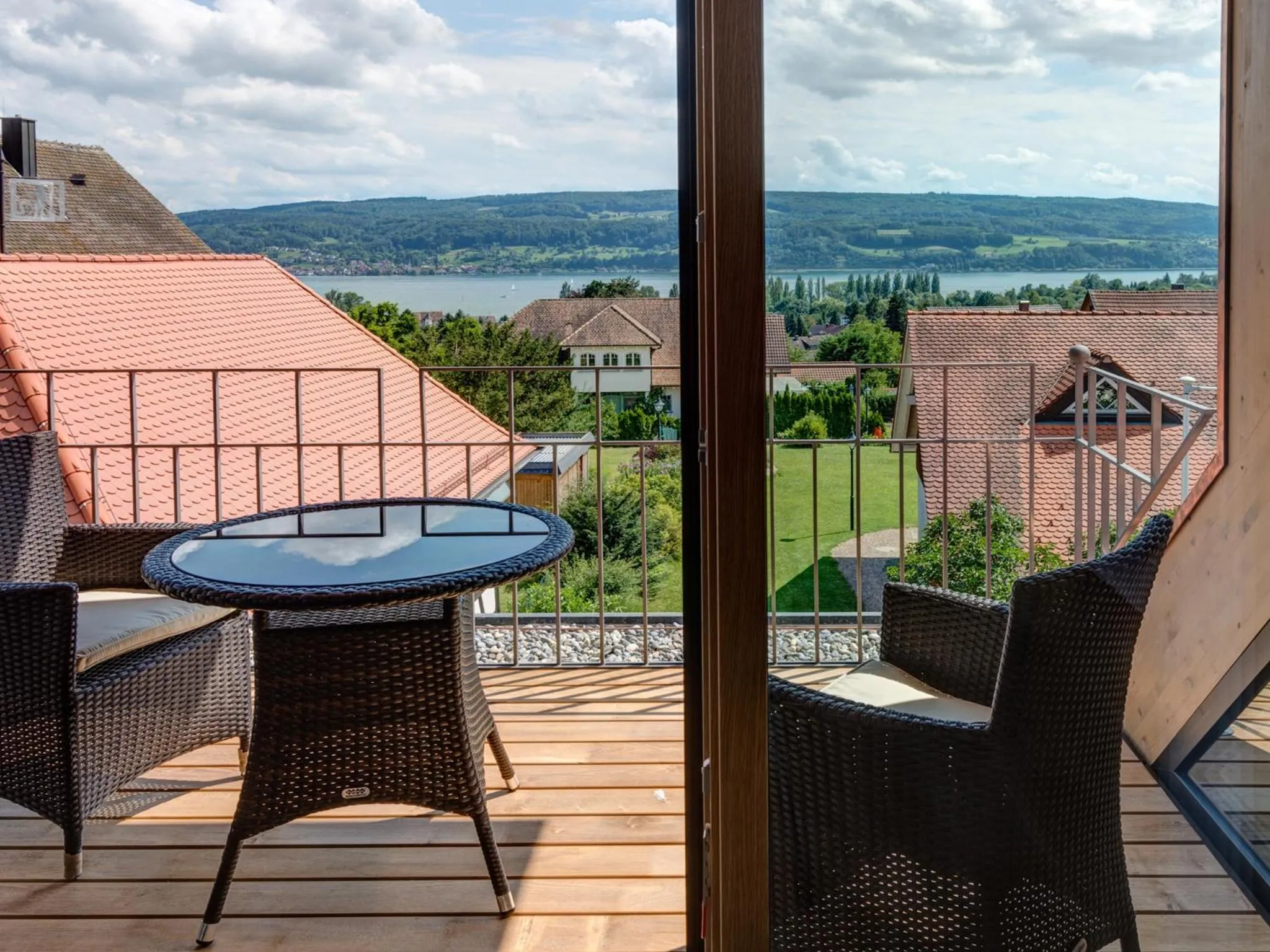 Balcony/Terrace in Hotel Hirschen Horn