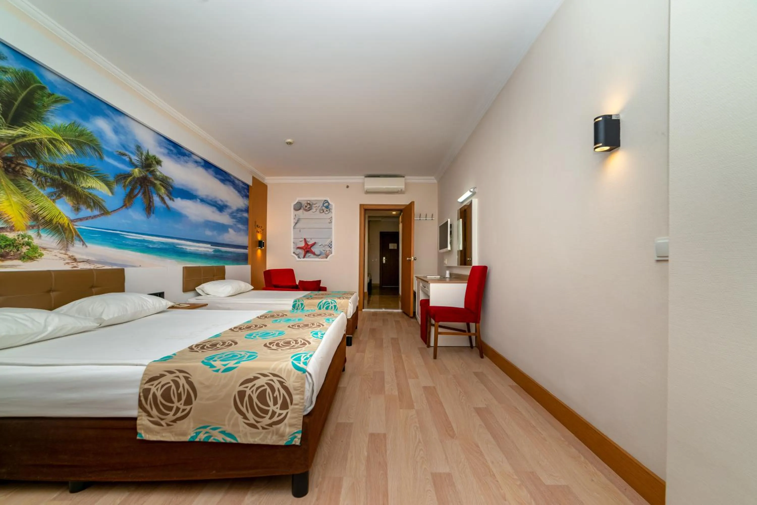 Photo of the whole room, Bed in Primasol Hane Family Resort Hotel