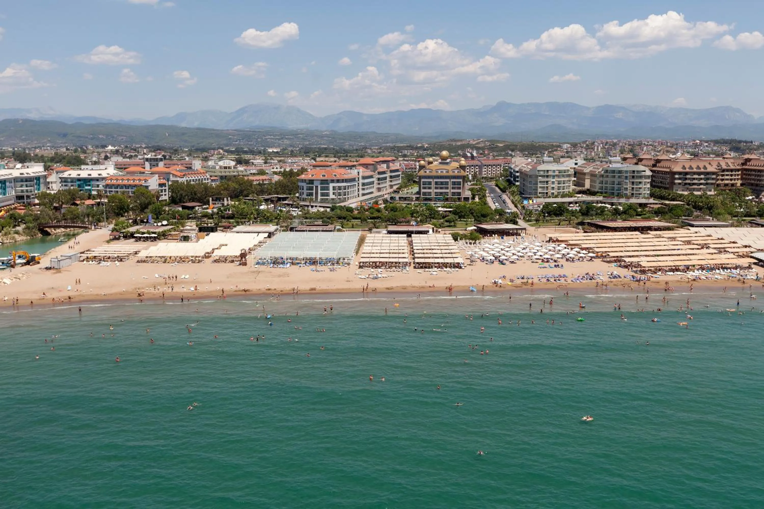 Beach in Primasol Hane Family Resort Hotel