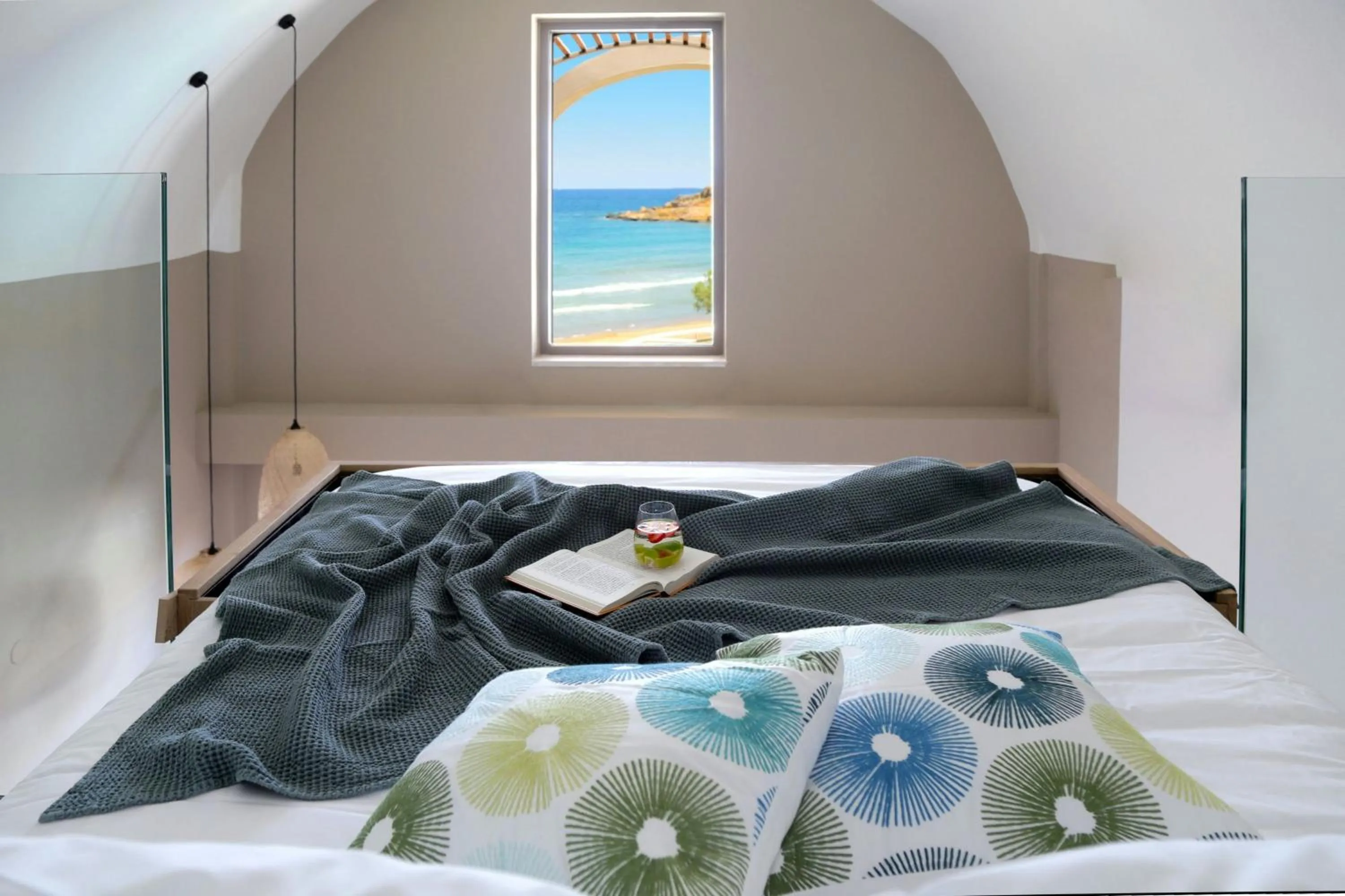 Photo of the whole room, Bed in Domes Noruz Chania, Autograph Collection- Adults Only