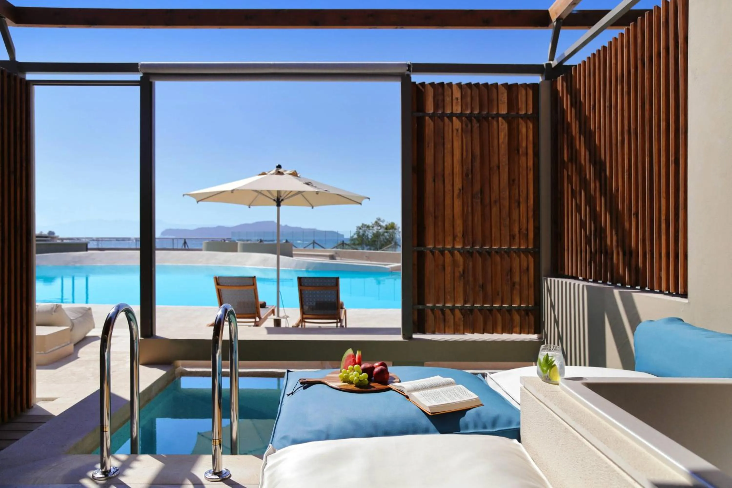 Living room in Domes Noruz Chania, Autograph Collection- Adults Only