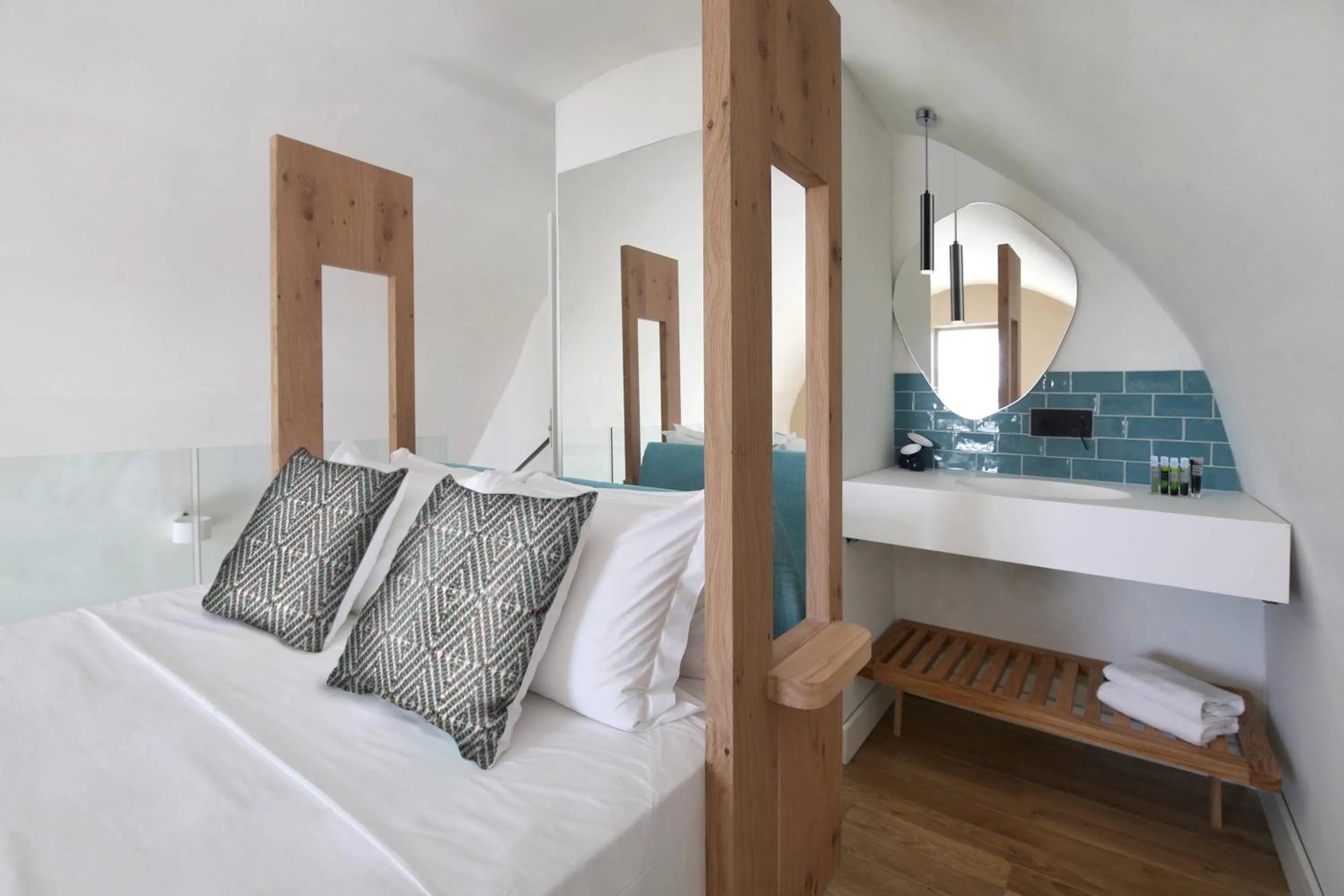 Bedroom, Bed in Domes Noruz Chania, Autograph Collection- Adults Only