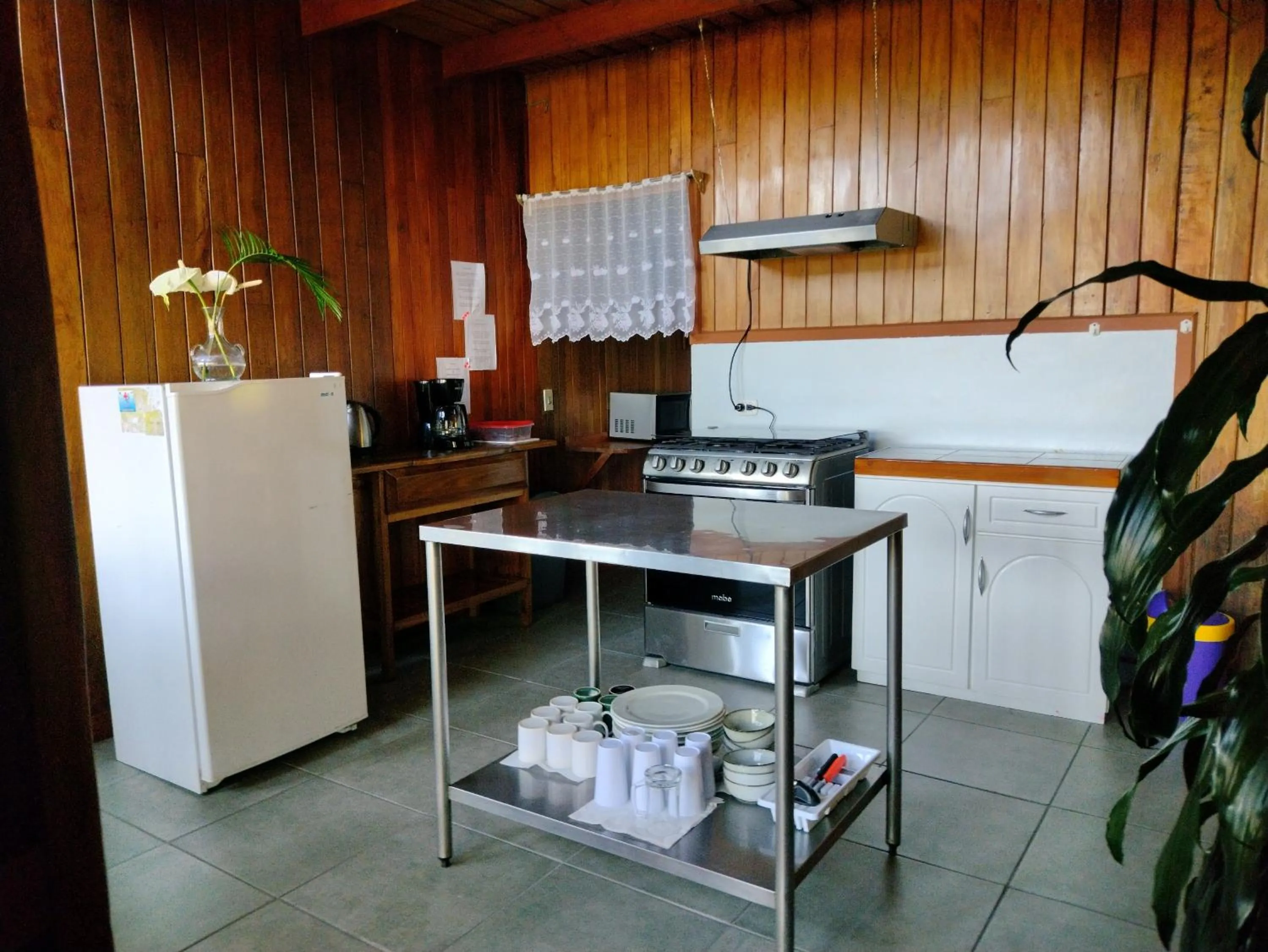 Kitchen or kitchenette in Hotel Claro de Luna