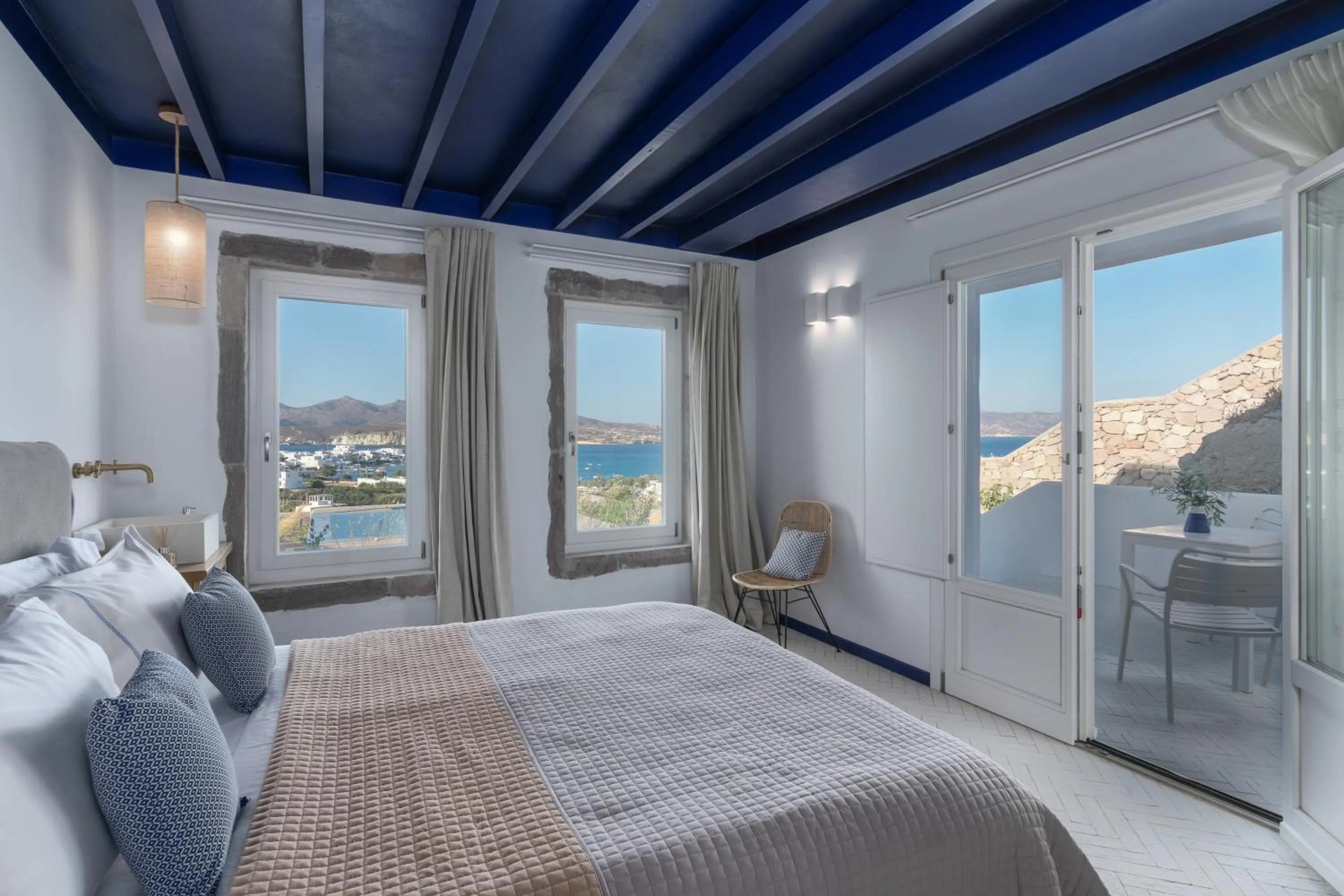 Sea view, Bed in Milos Breeze Boutique Hotel
