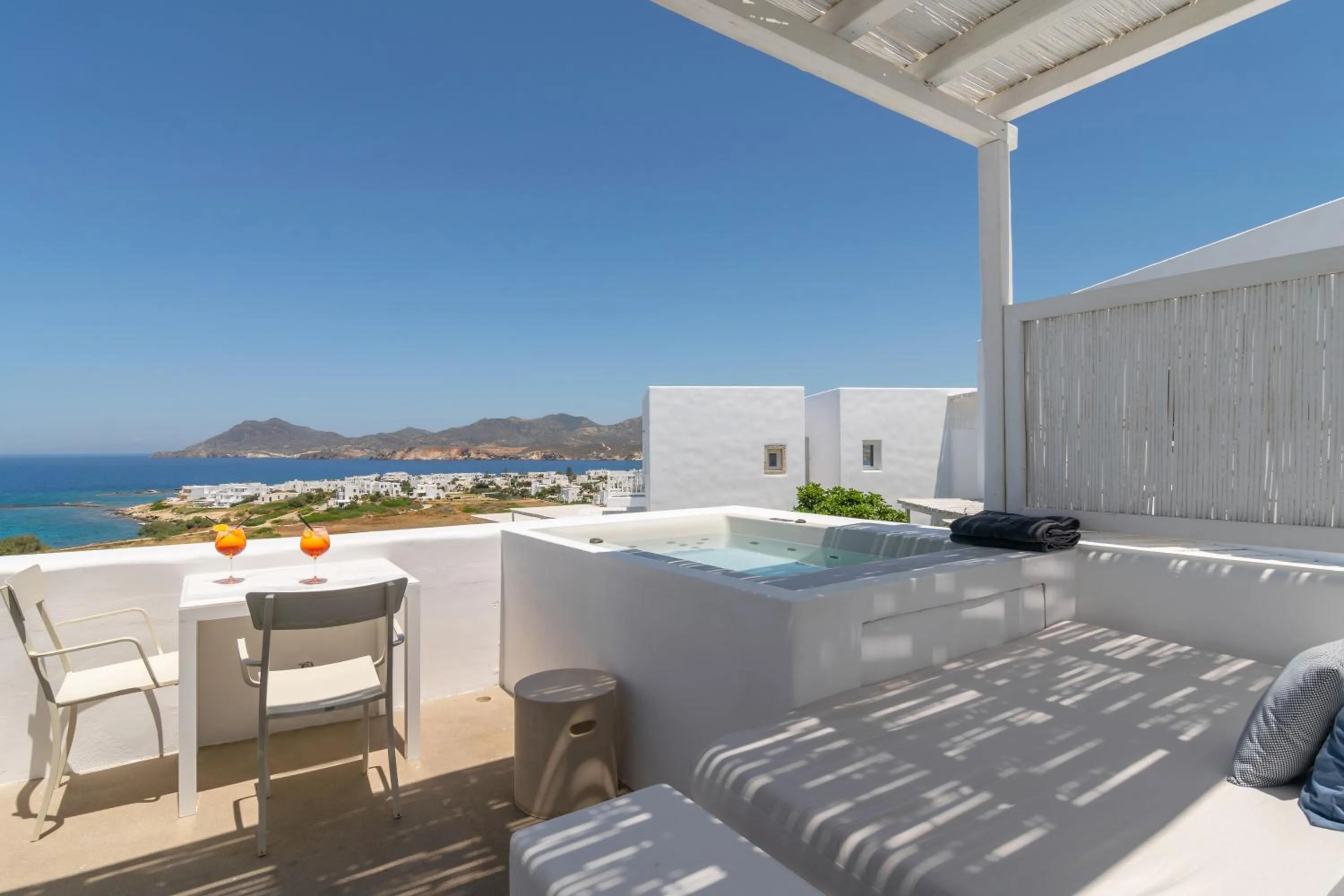 Balcony/Terrace in Milos Breeze Boutique Hotel