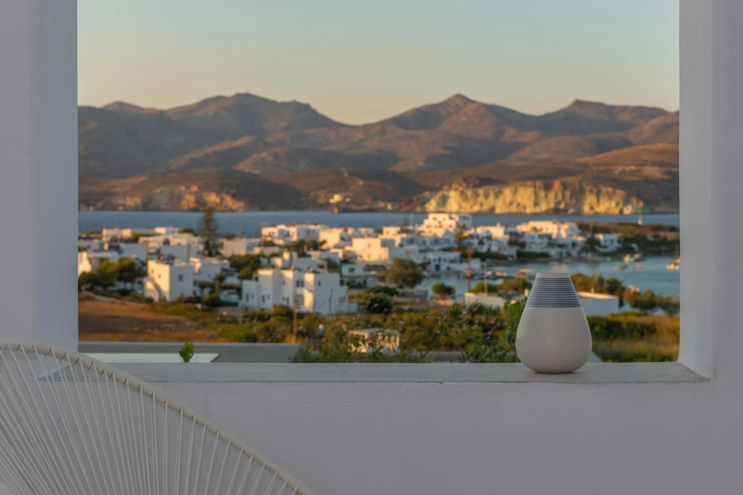 City view in Milos Breeze Boutique Hotel