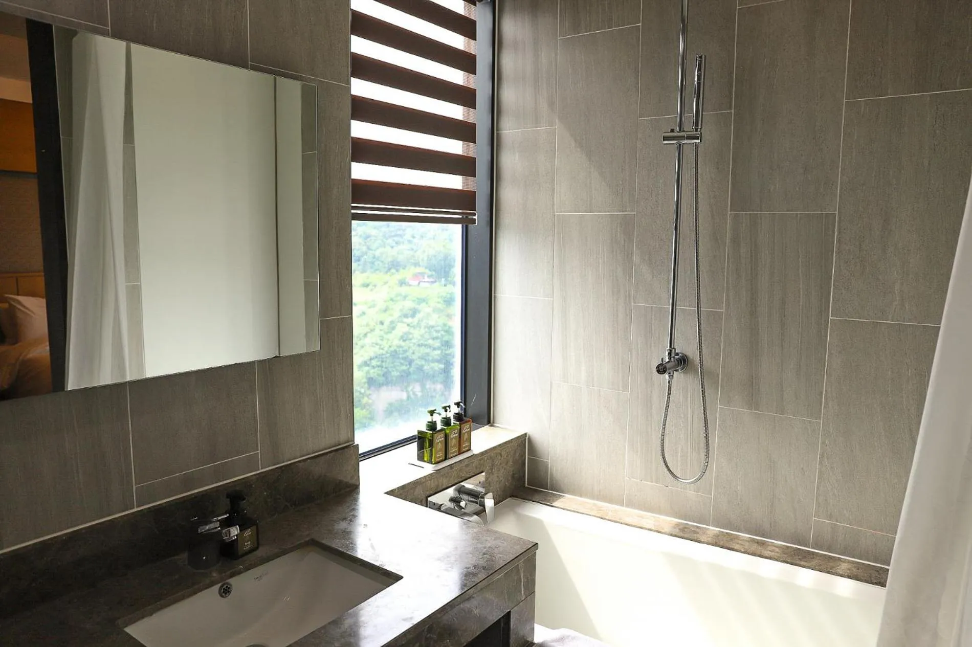 Bathroom in Ramada by Wyndham Gangwon Sokcho