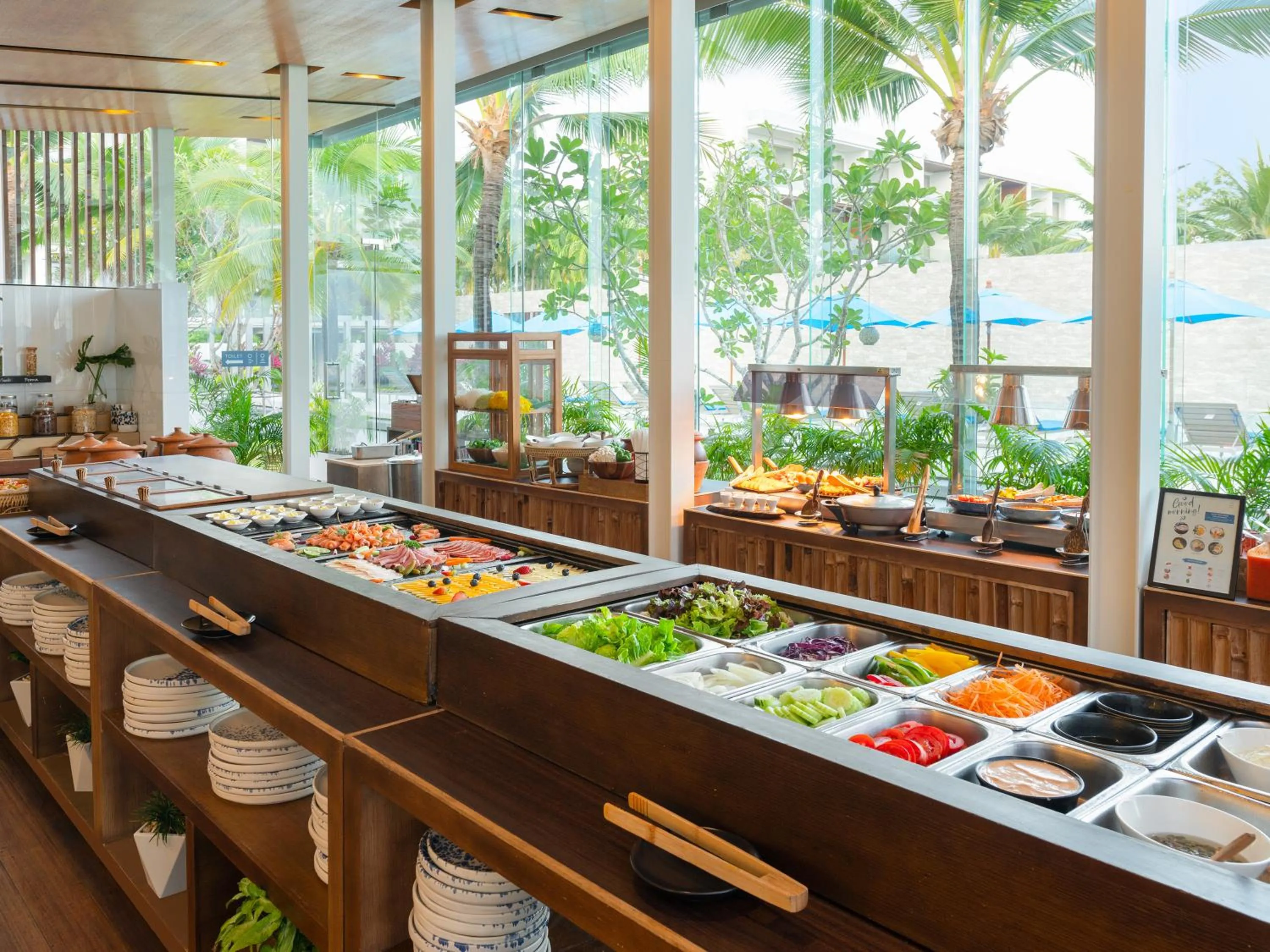 Buffet breakfast in Explorar Koh Samui - Adults Only Resort and Spa