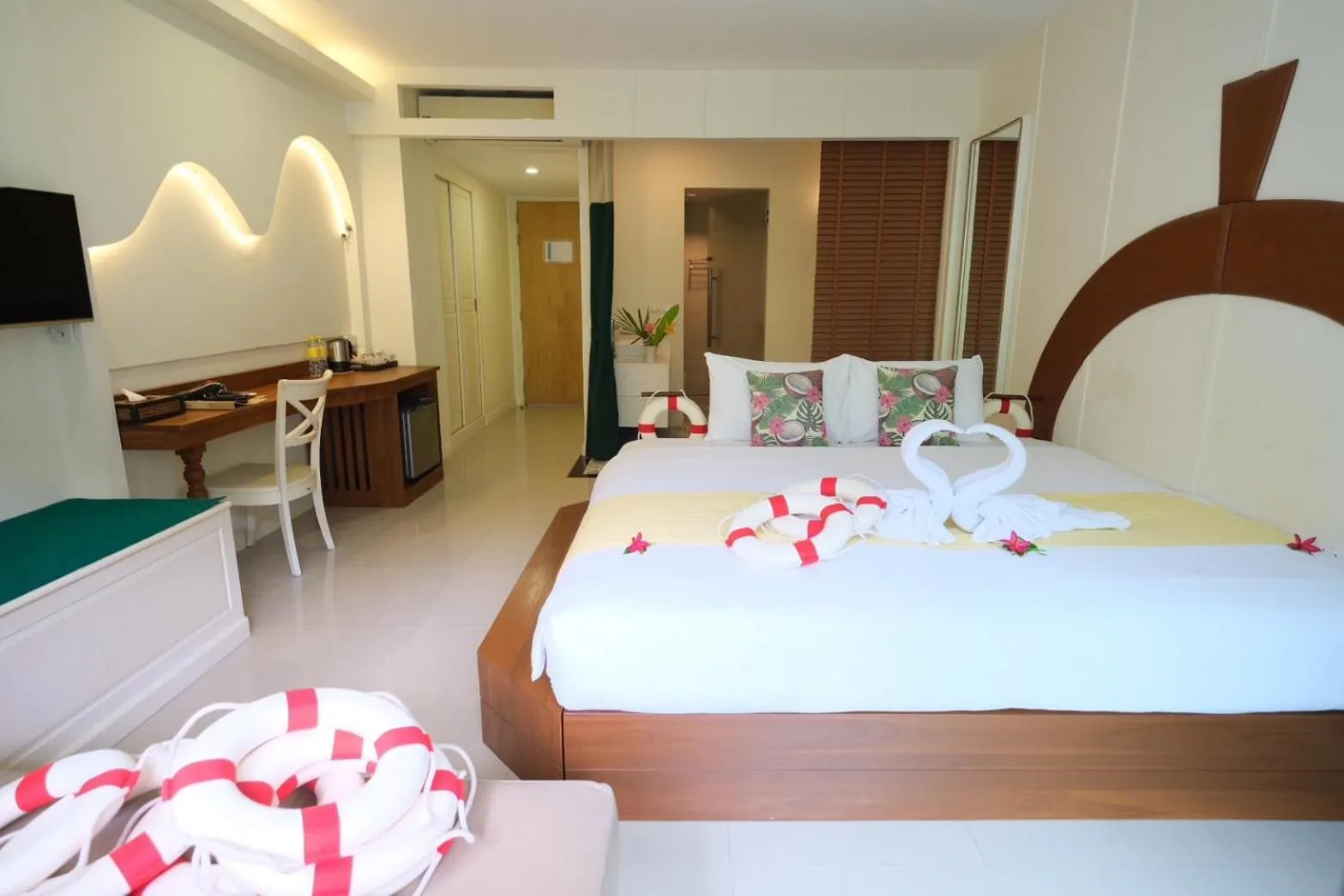 Bed in HULA HULA RESORT l truly tropical and fun wellness