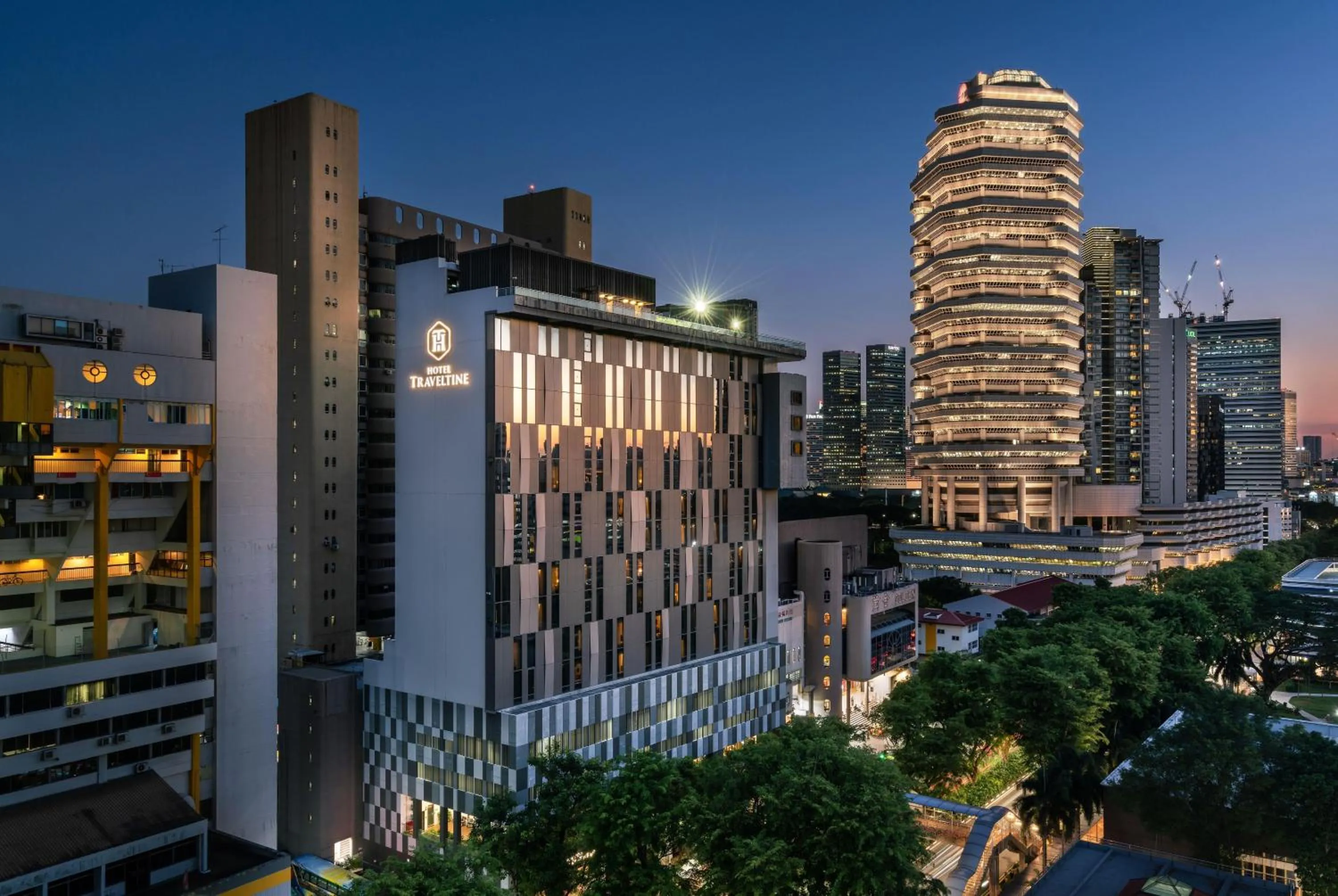 Property building in Hotel Traveltine Downtown Singapore, Trademark Collection