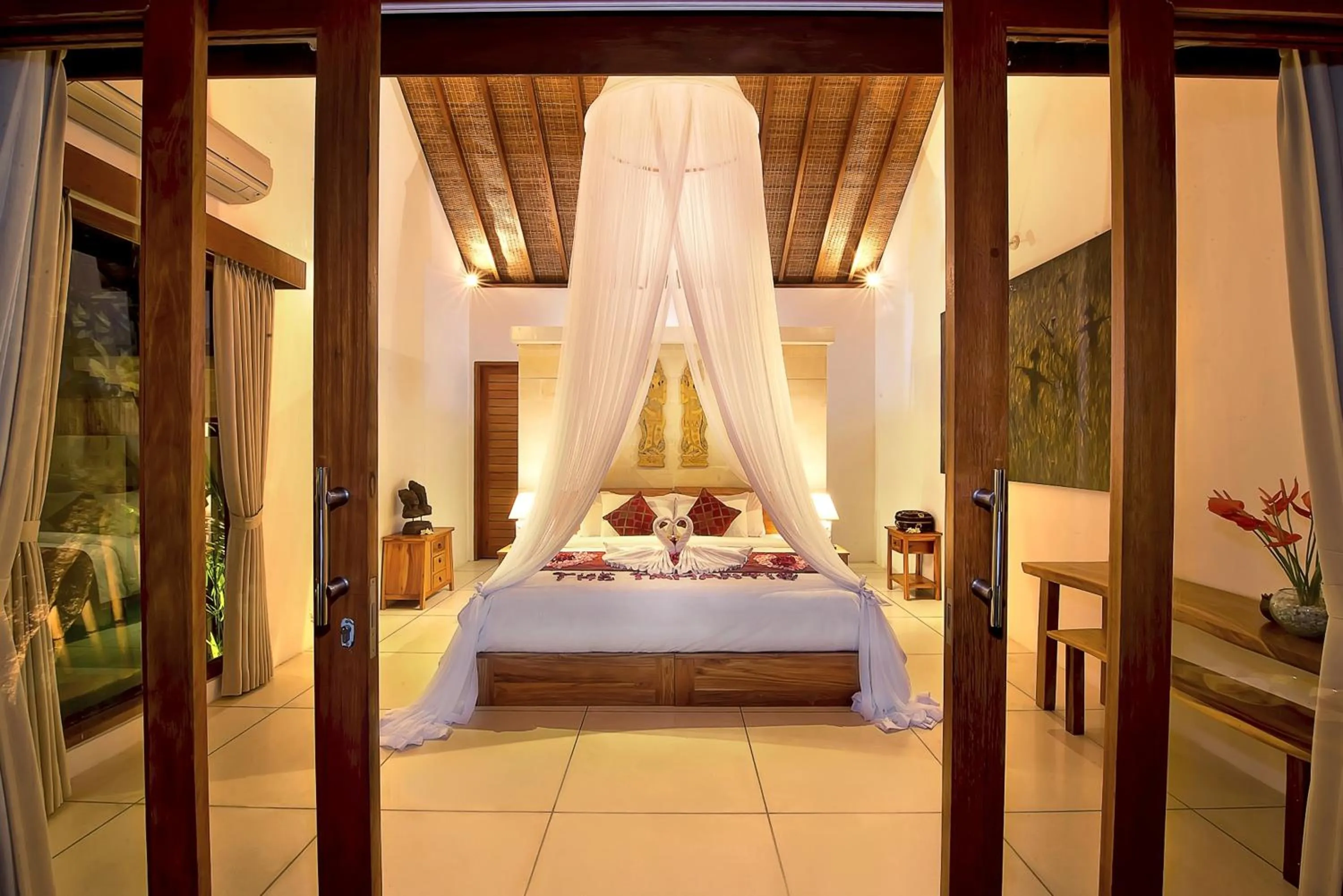 Balcony/Terrace, Bed in The Tamantis Villa