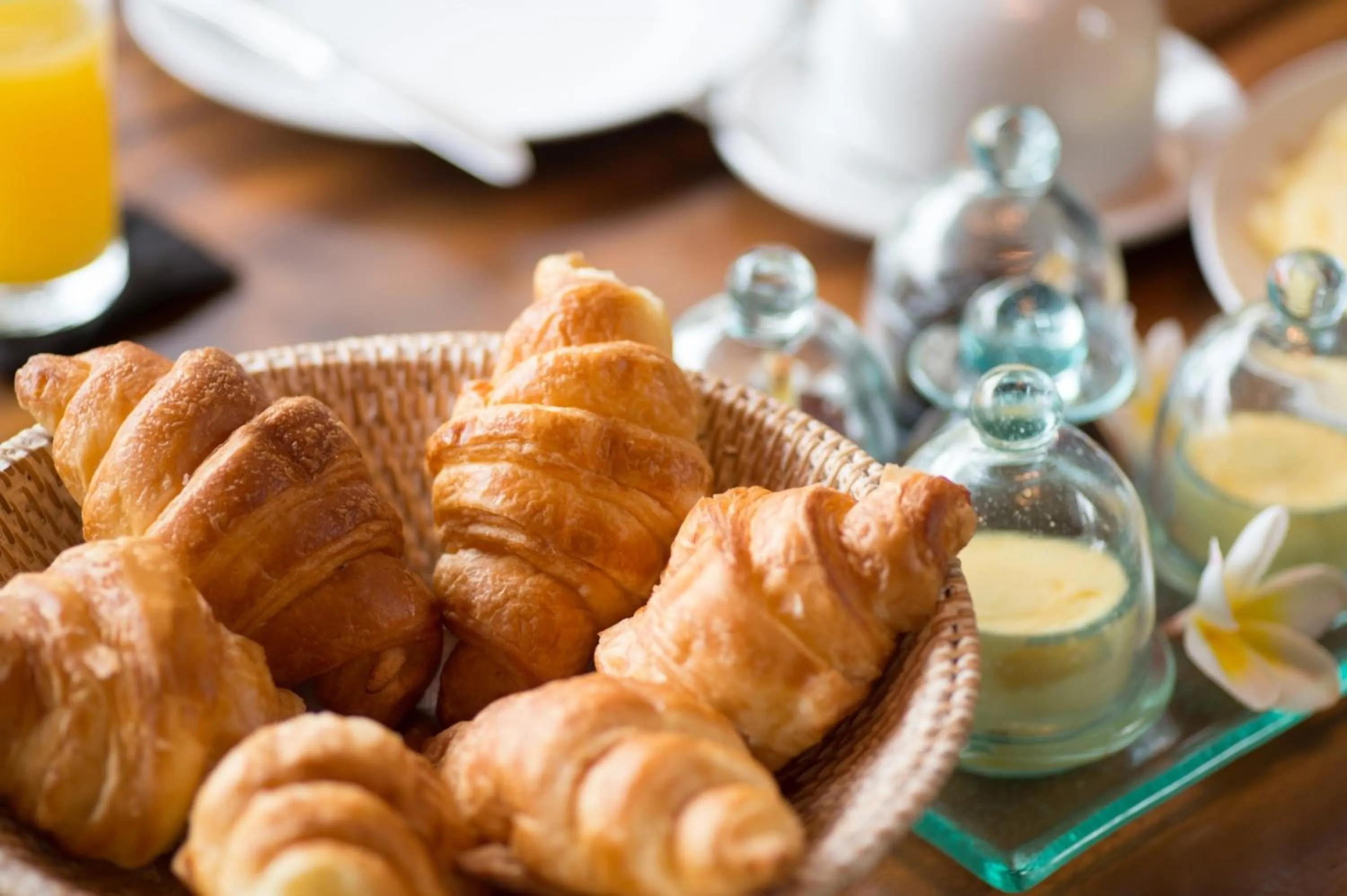 American breakfast in The Tamantis Villa