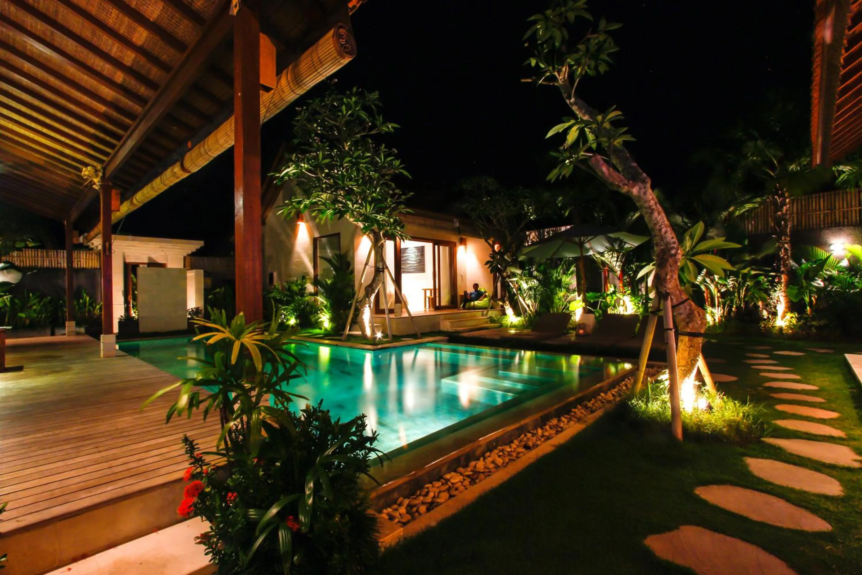 Pool view in The Tamantis Villa