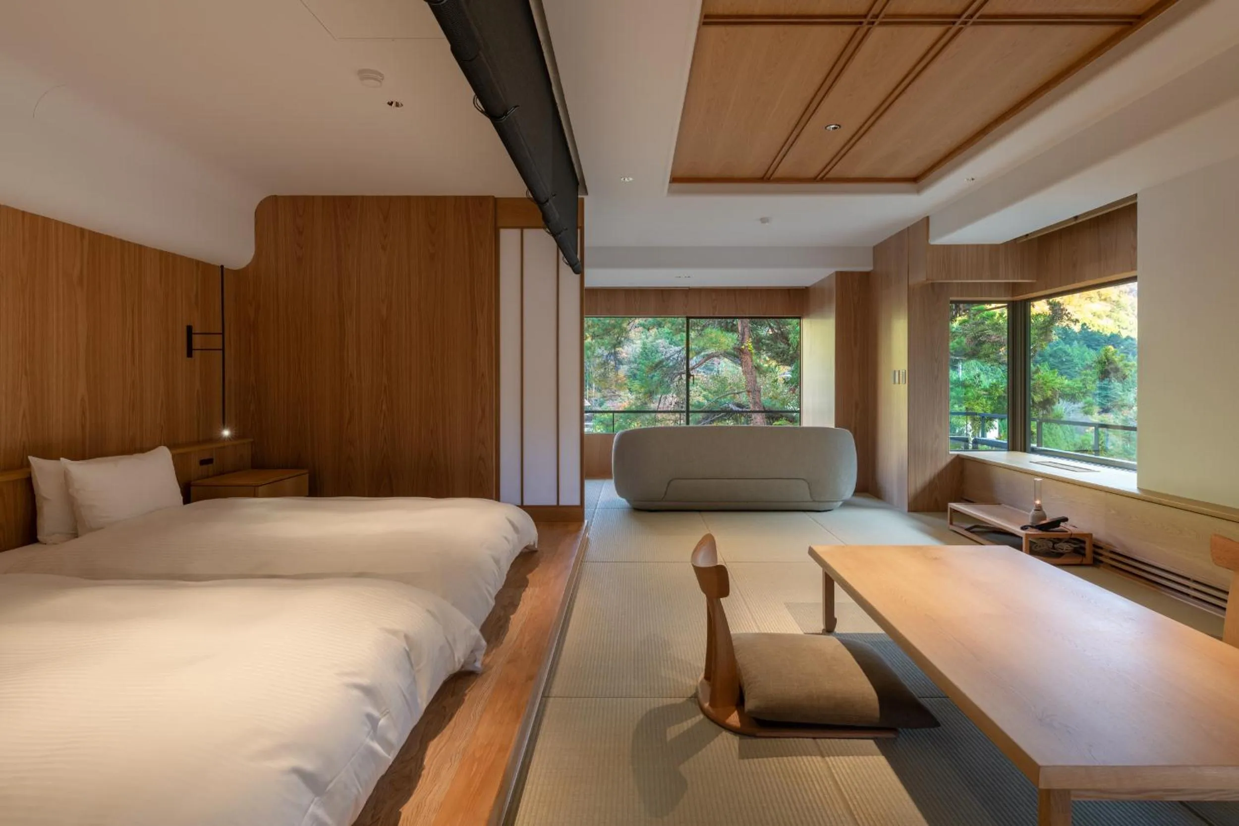 Bed in Sekizenkan Kashotei Sanso