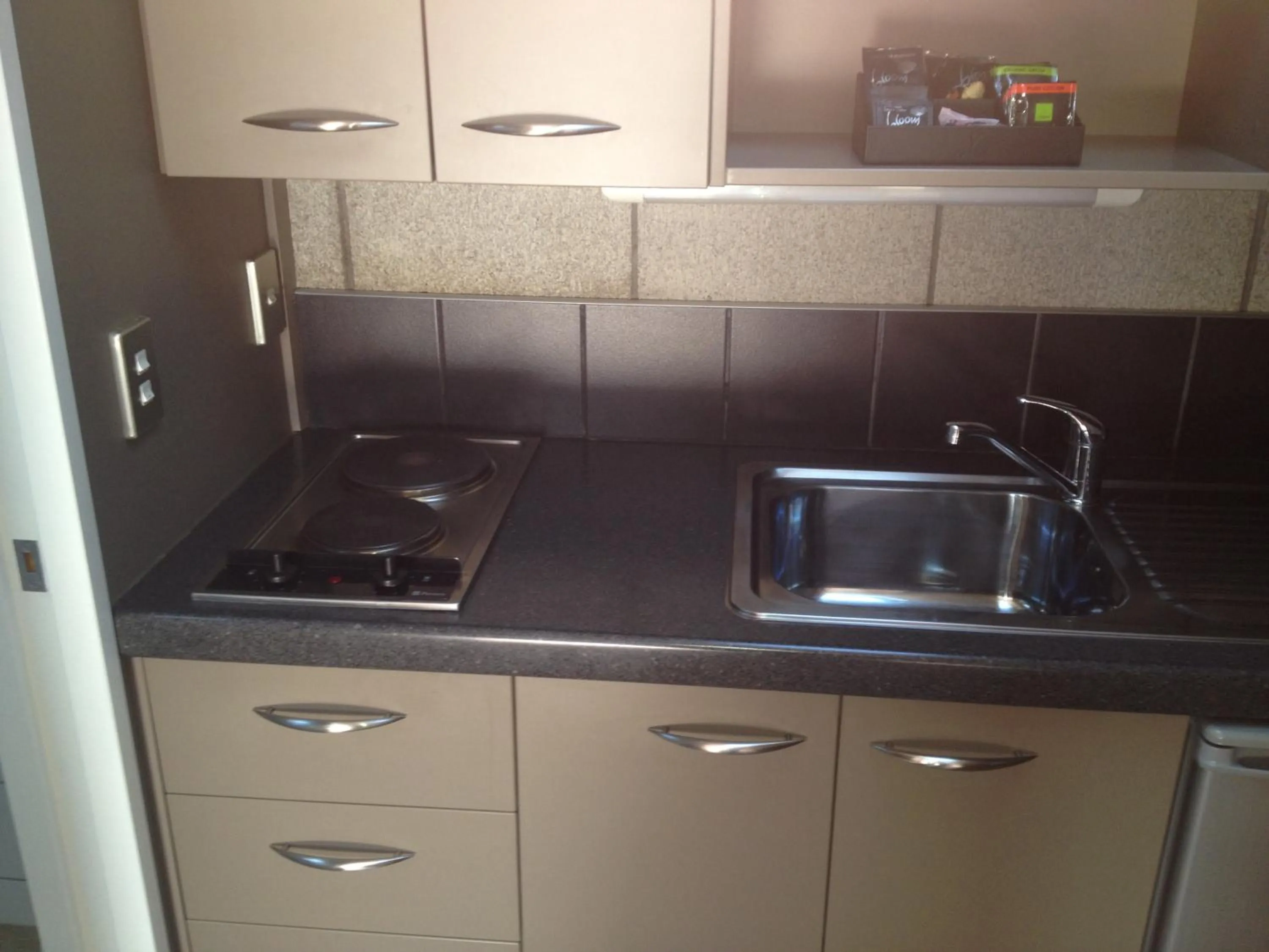 Kitchen or kitchenette in Kaiapoi on Williams Motel