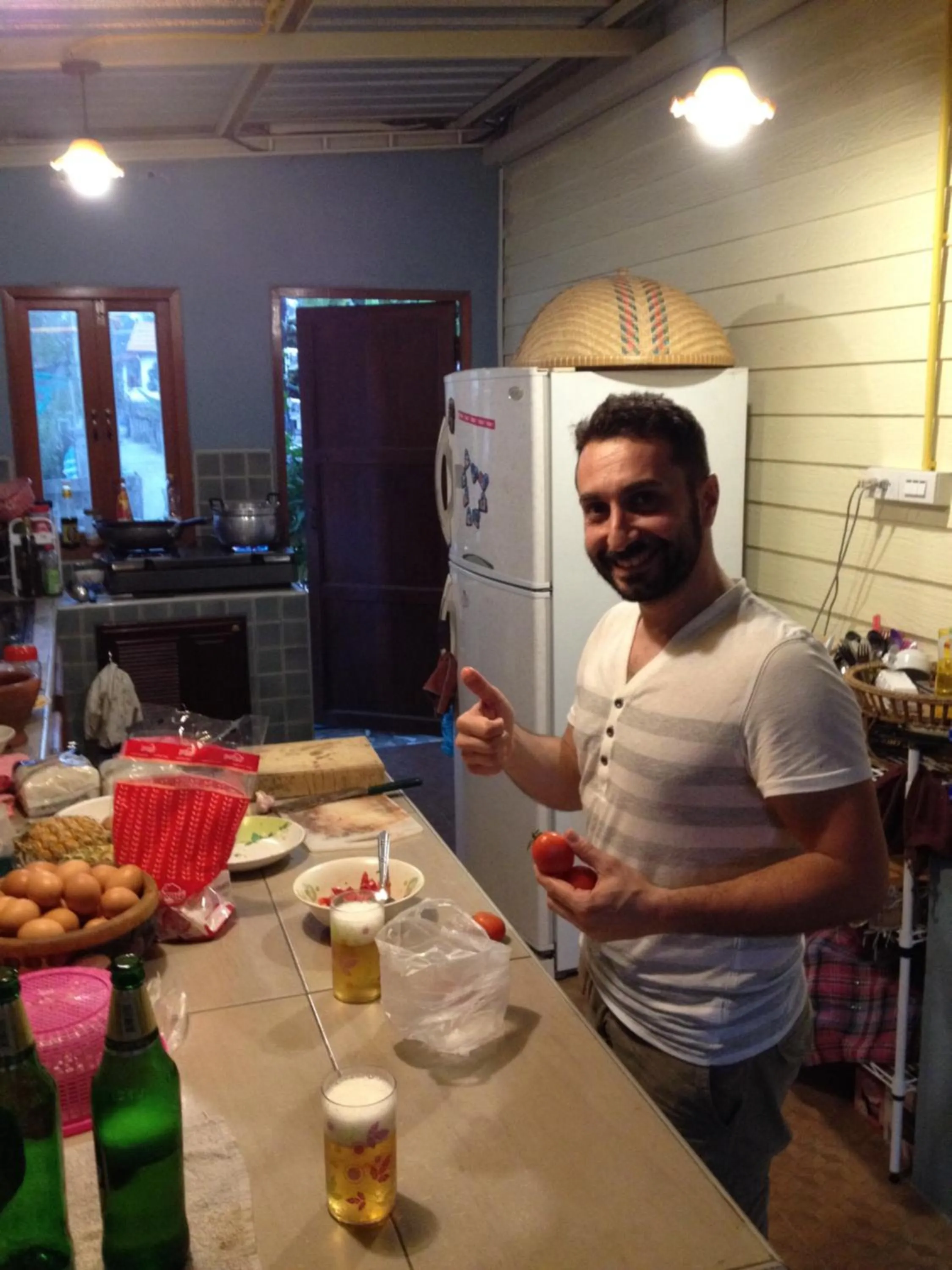 group of guests in Milin Guesthouse