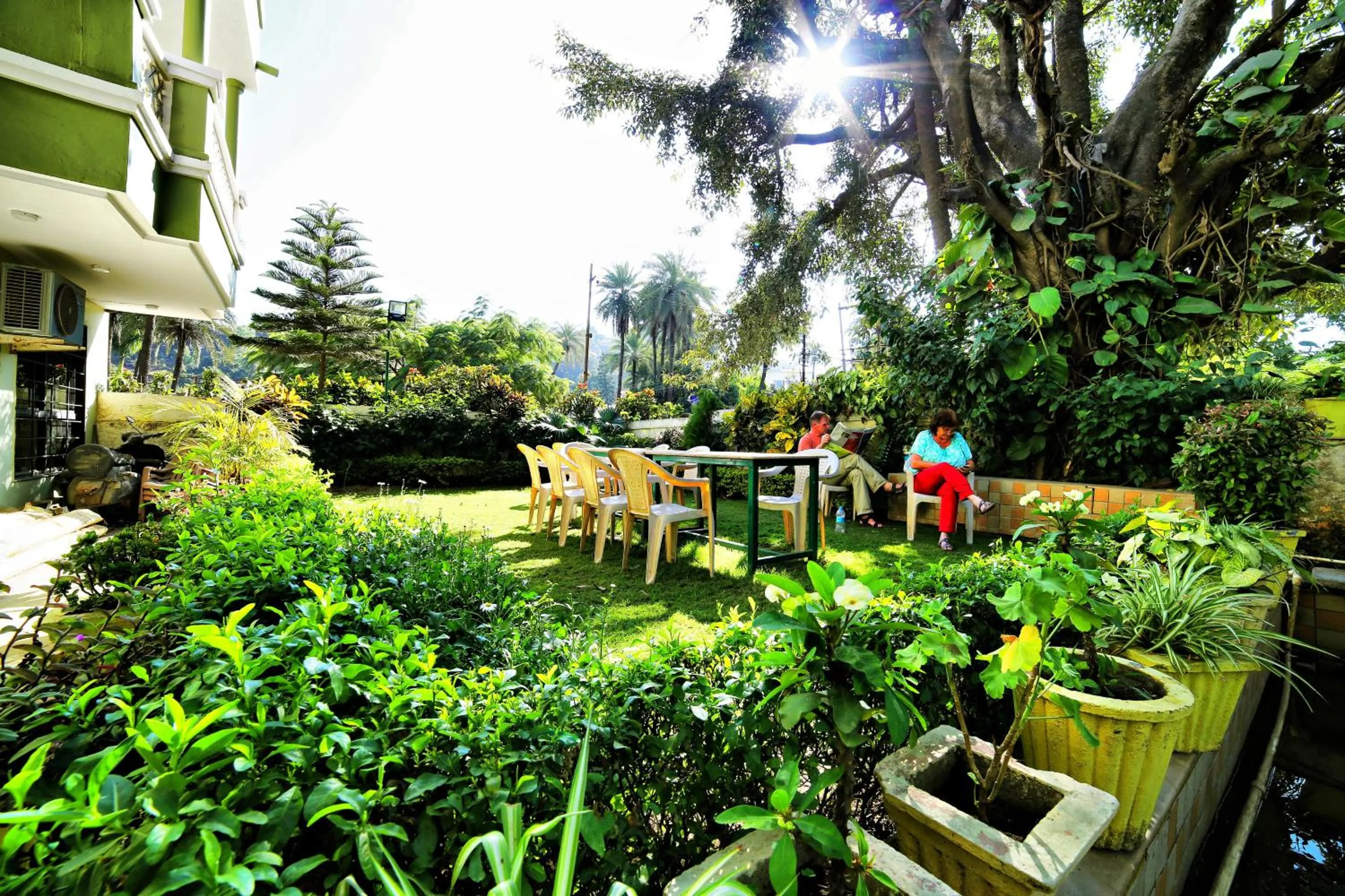 Garden in Hotel Vishram