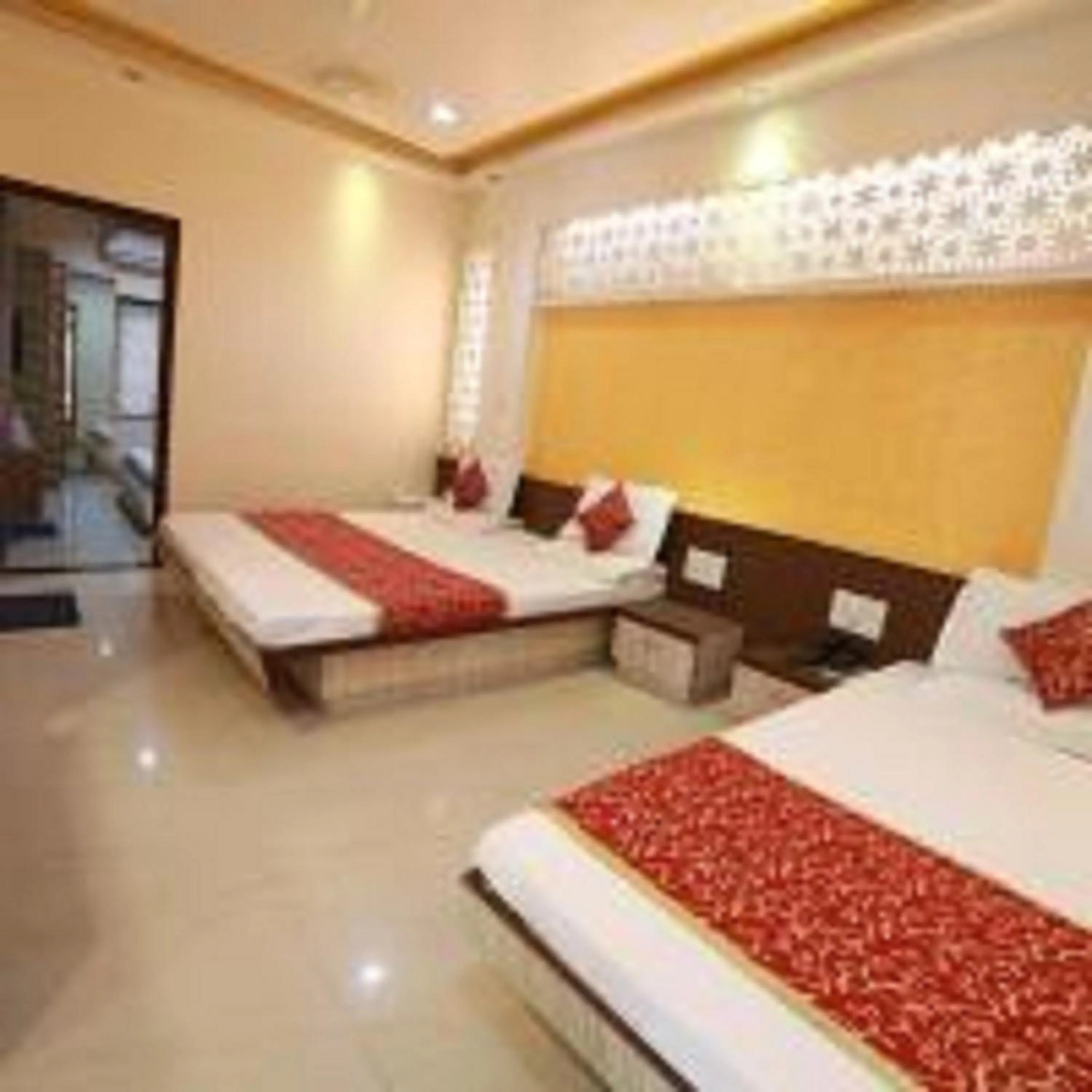 Bed in Hotel Vishram
