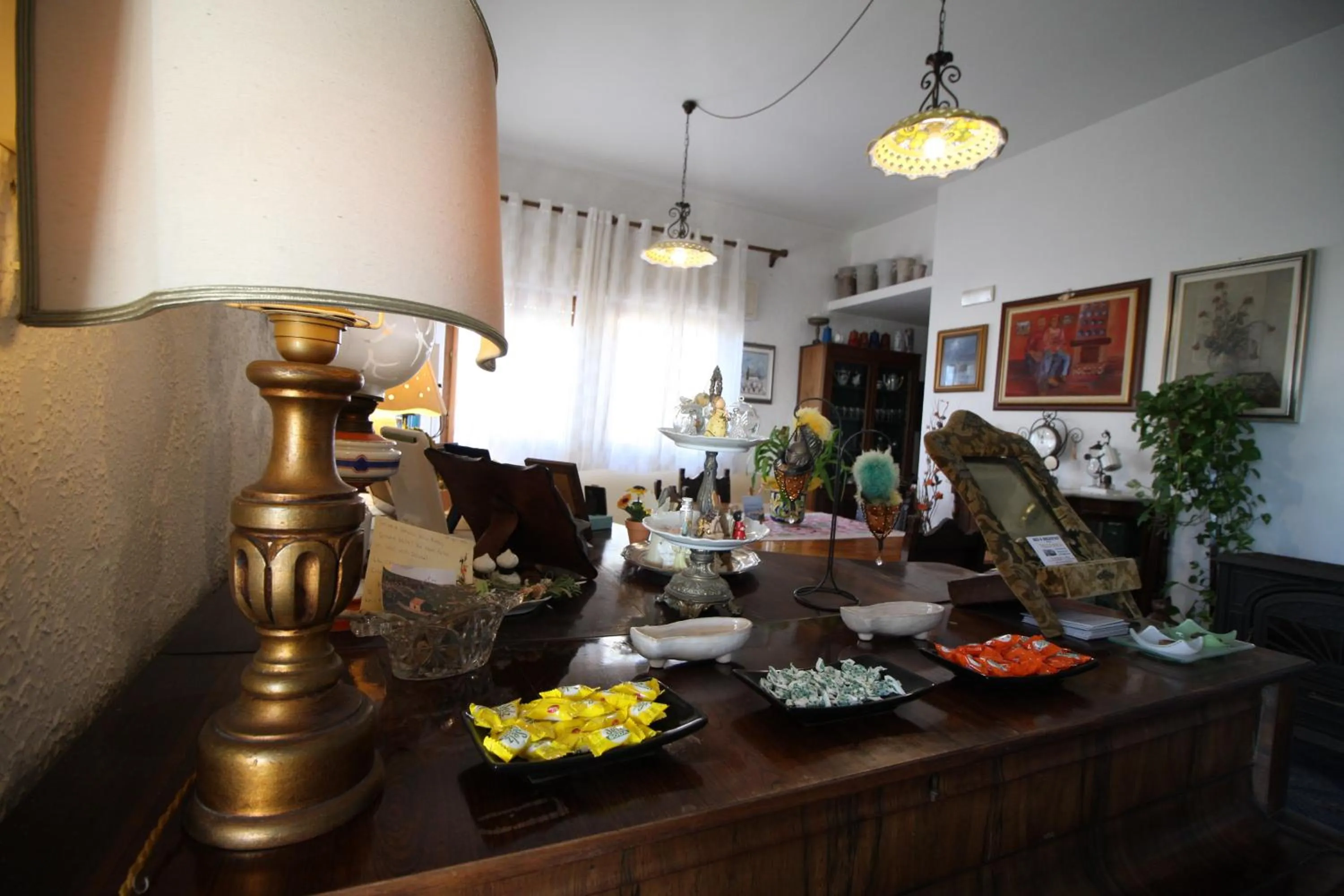 Lobby or reception in B&B Villa Rosa