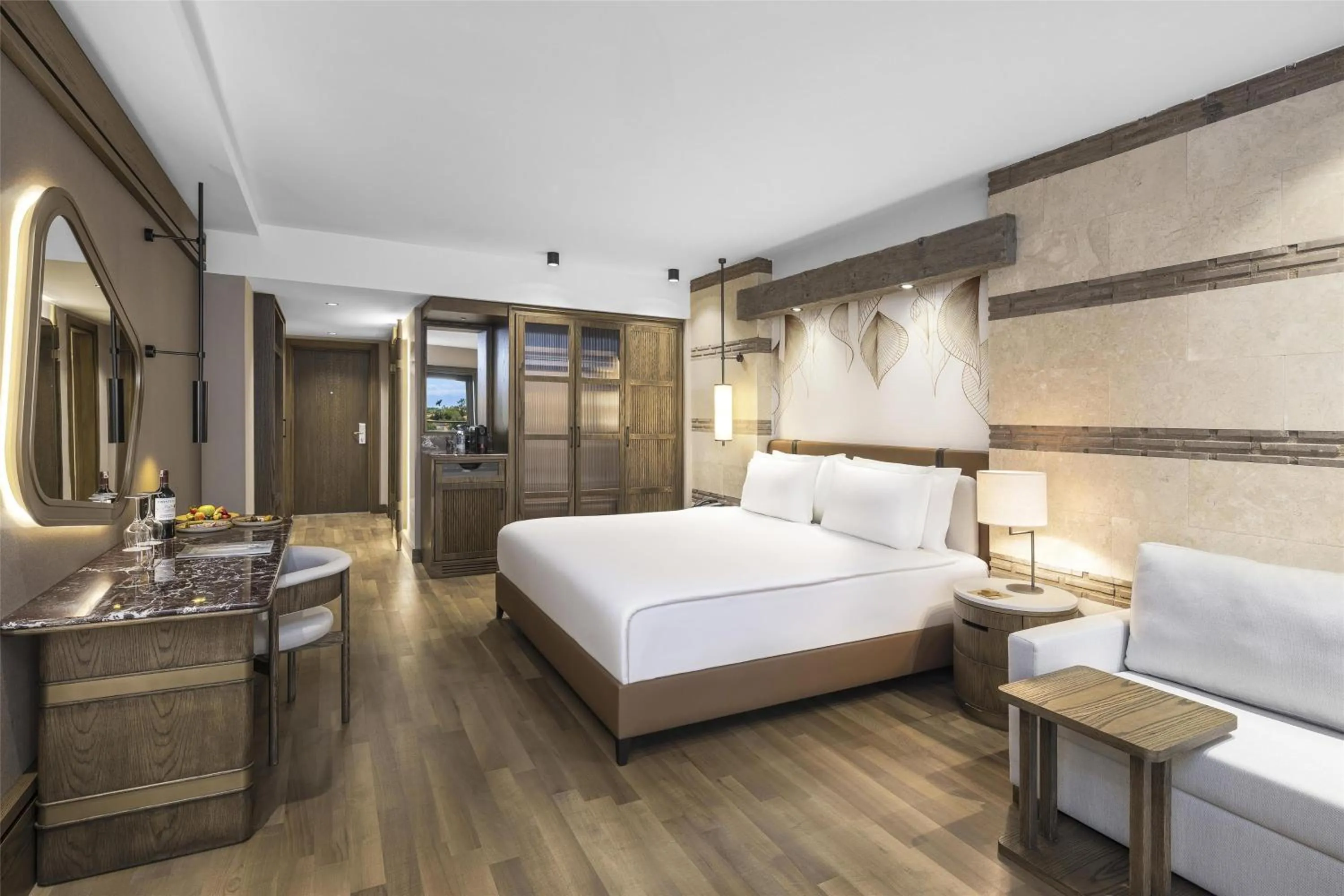 Bedroom, Bed in Kempinski Hotel The Dome Belek