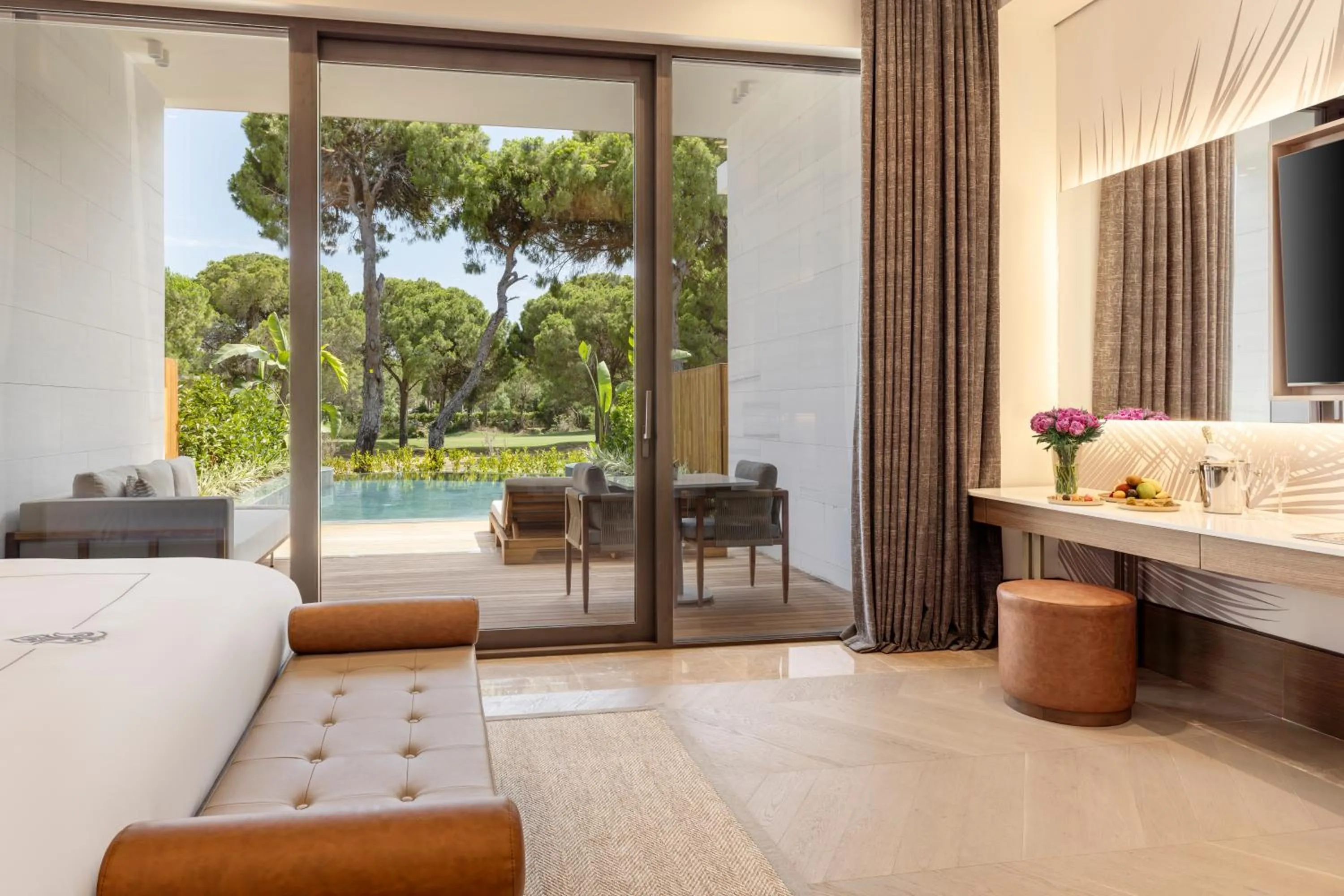 Patio in Kempinski Hotel The Dome Belek