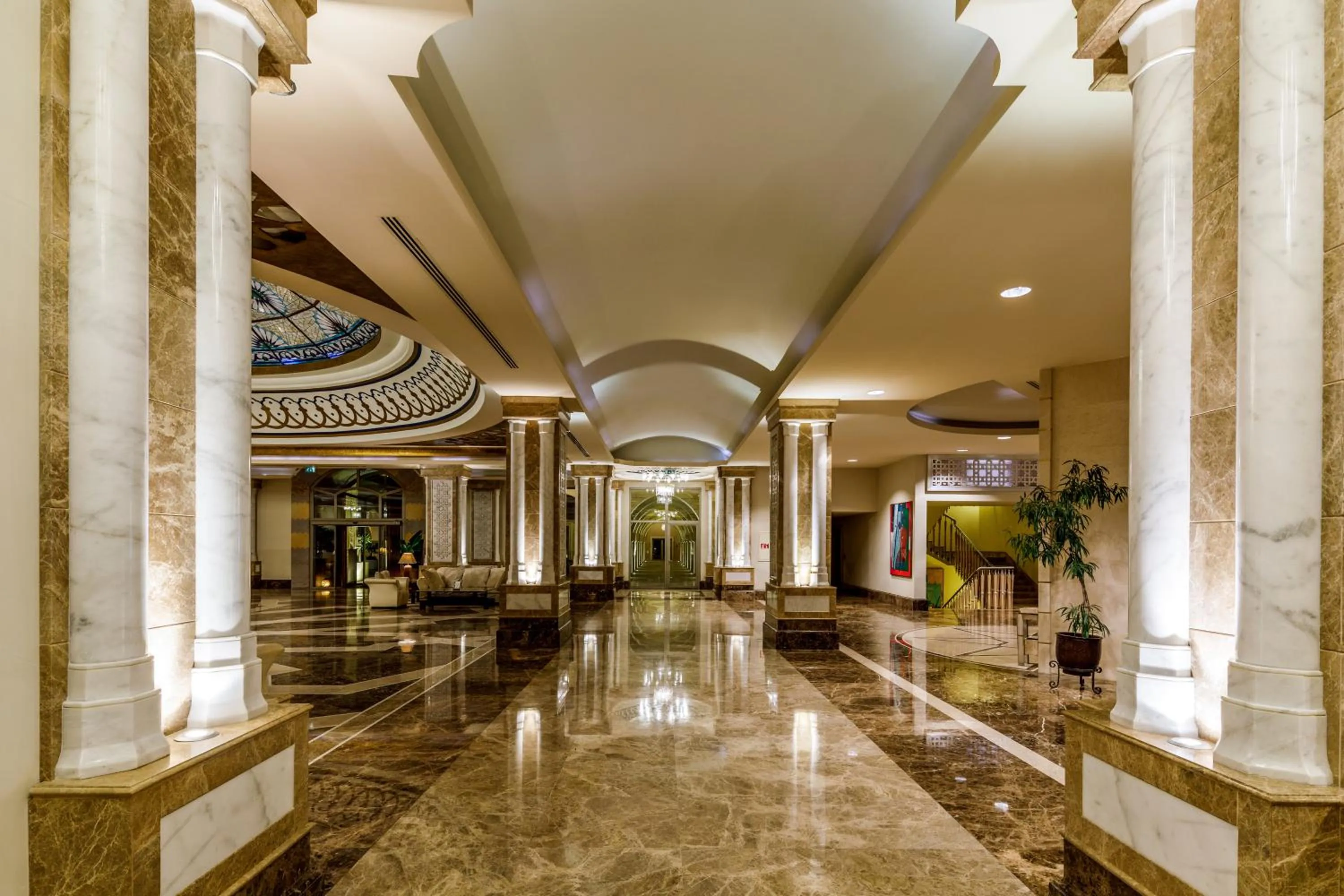 Lobby or reception in Kempinski Hotel The Dome Belek