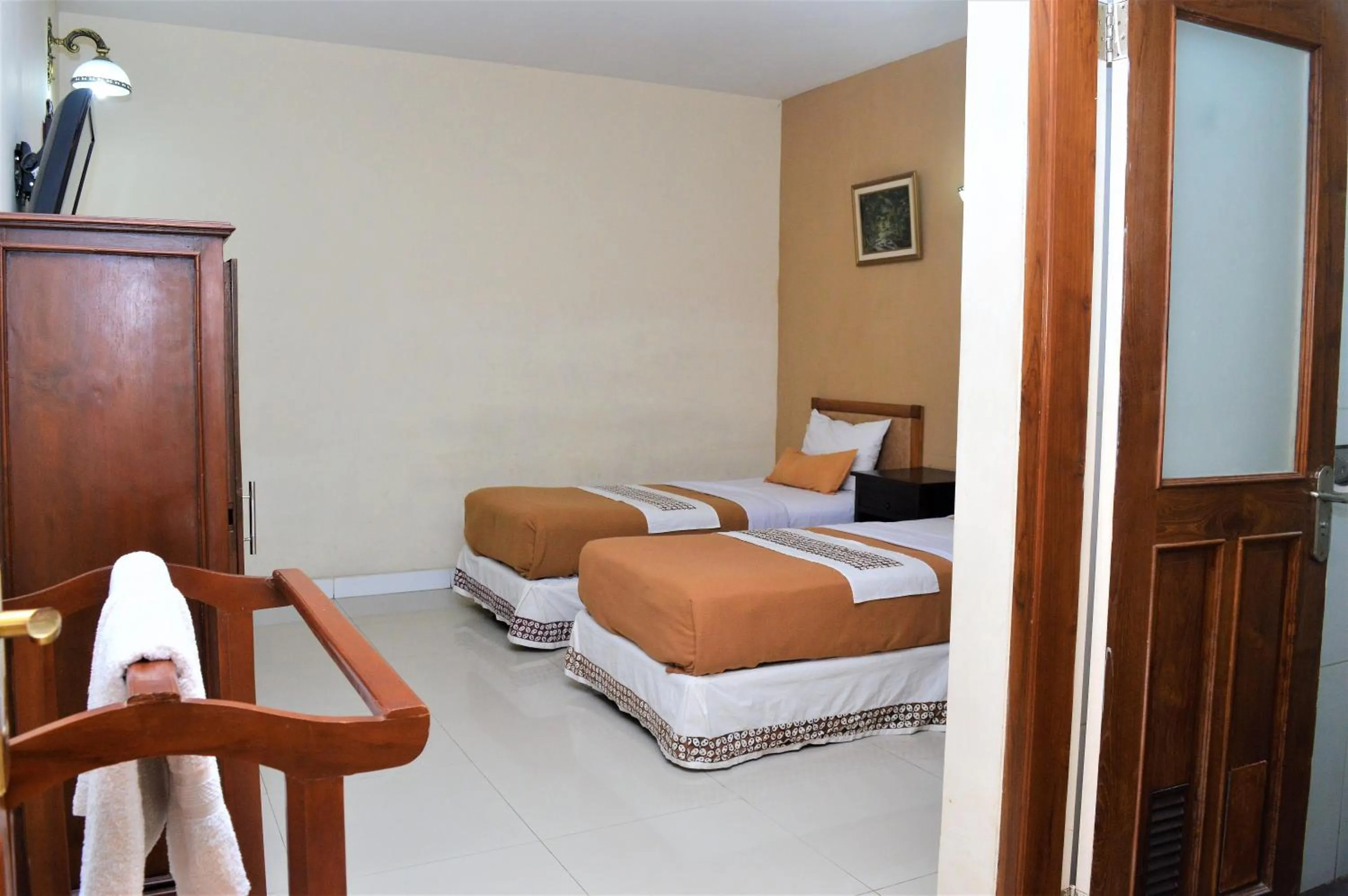 Bed in Hotel Mataram 2 Malioboro