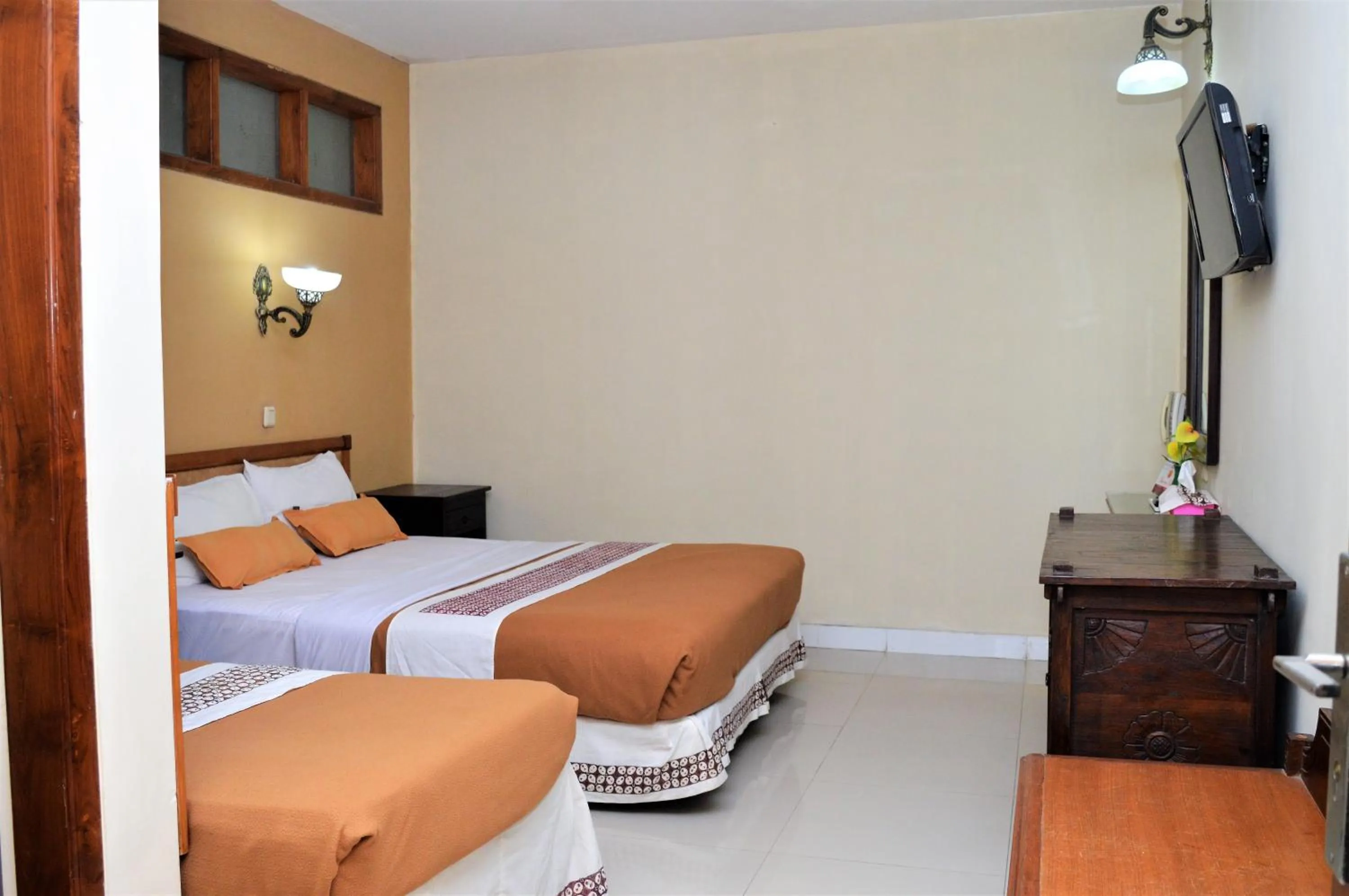 Bed in Hotel Mataram 2 Malioboro