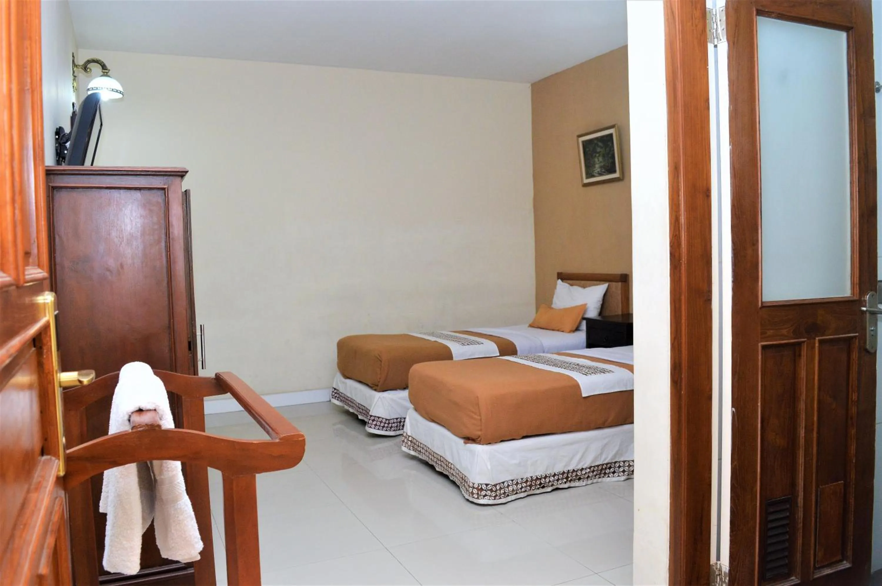 Bed in Hotel Mataram 2 Malioboro