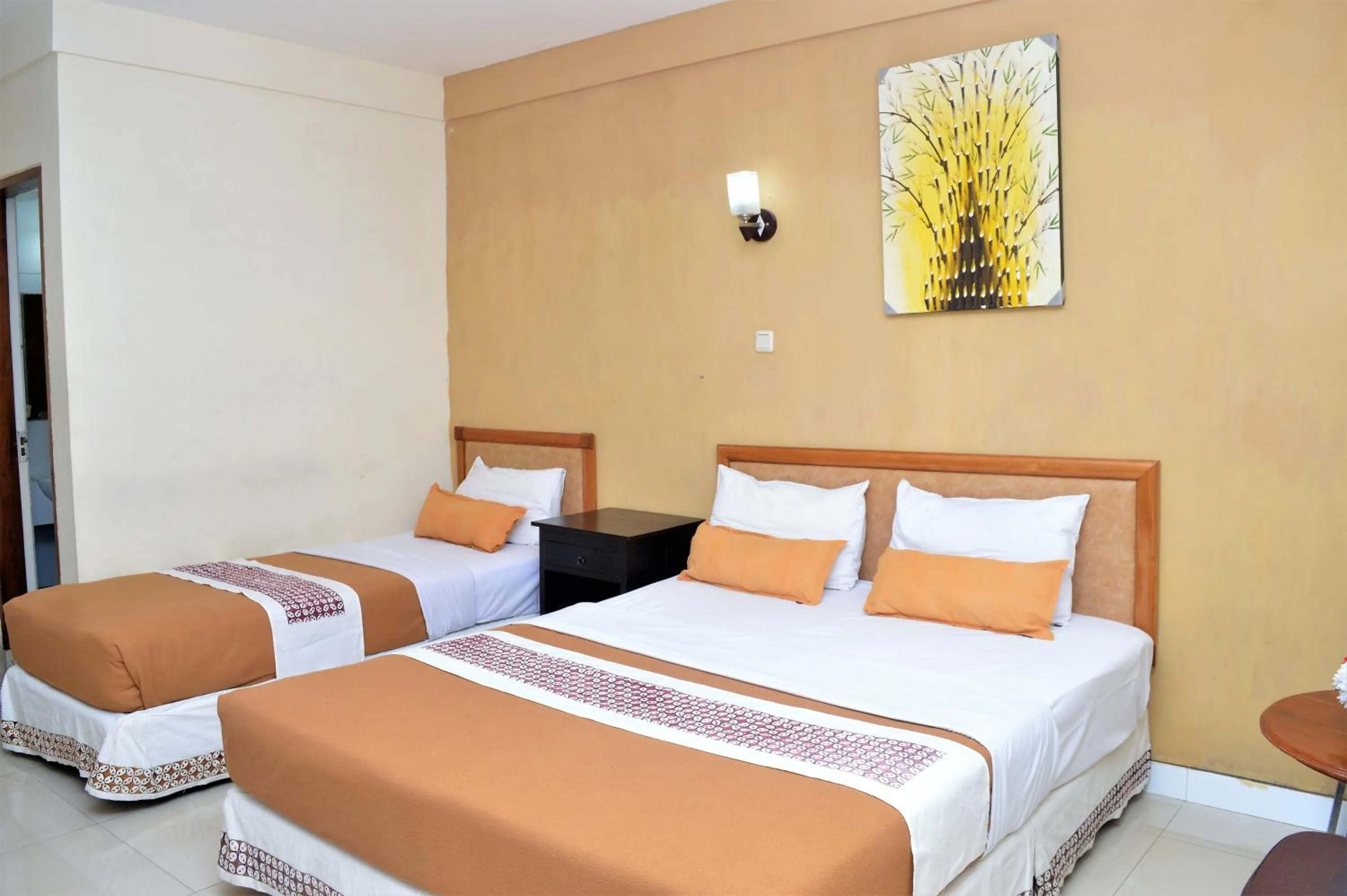 Bed in Hotel Mataram 2 Malioboro