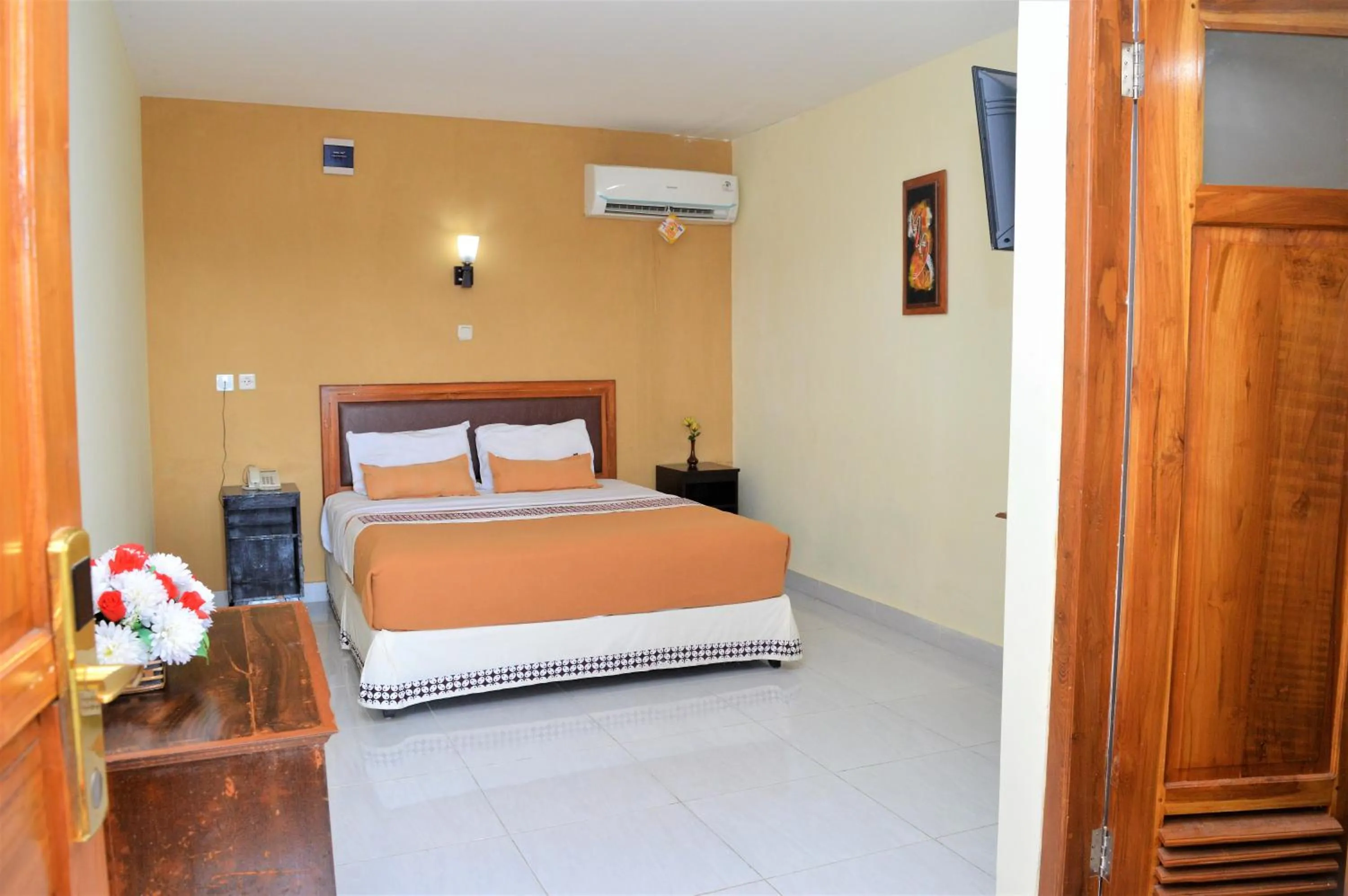 Bed in Hotel Mataram 2 Malioboro