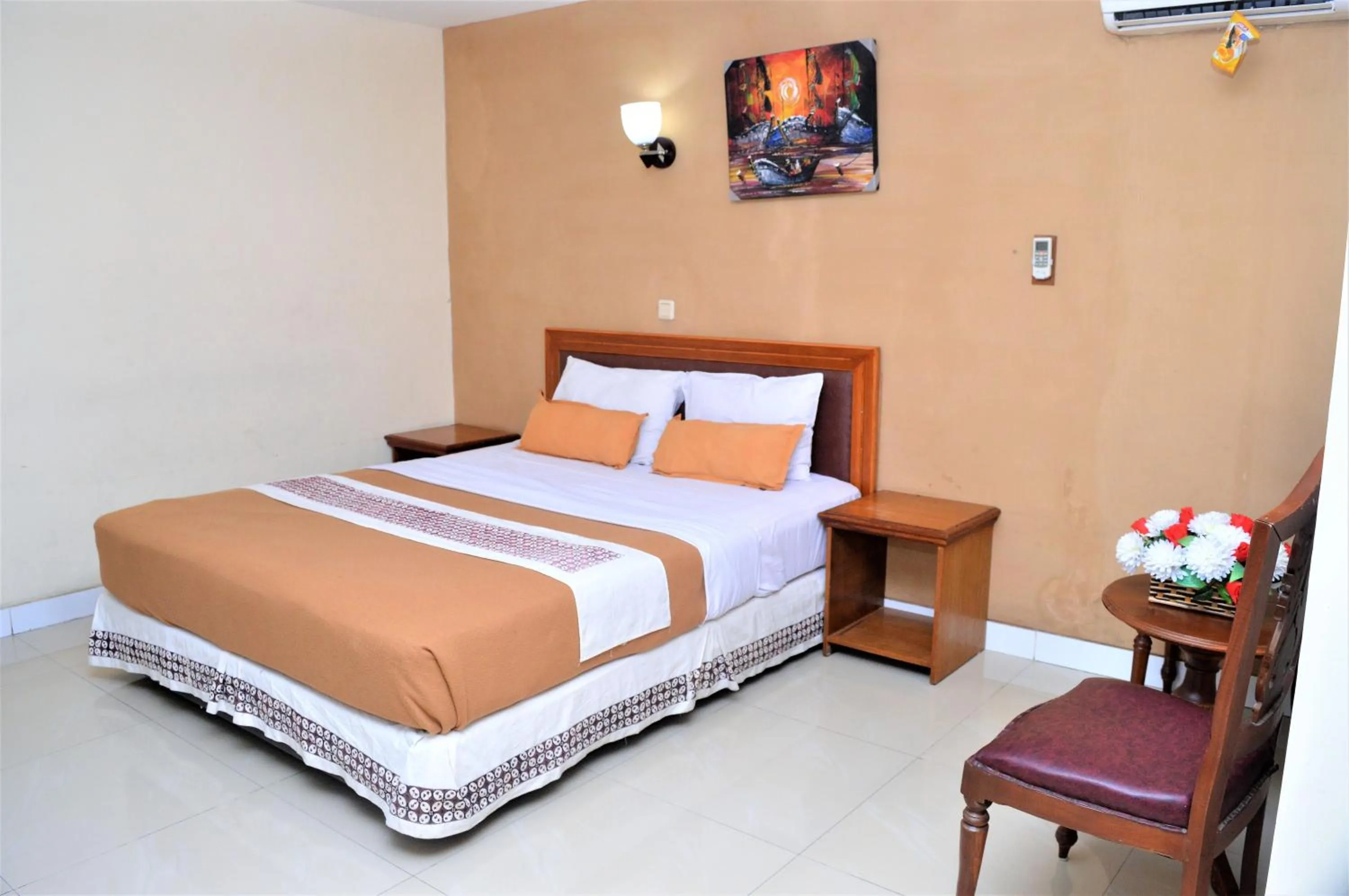Bed in Hotel Mataram 2 Malioboro