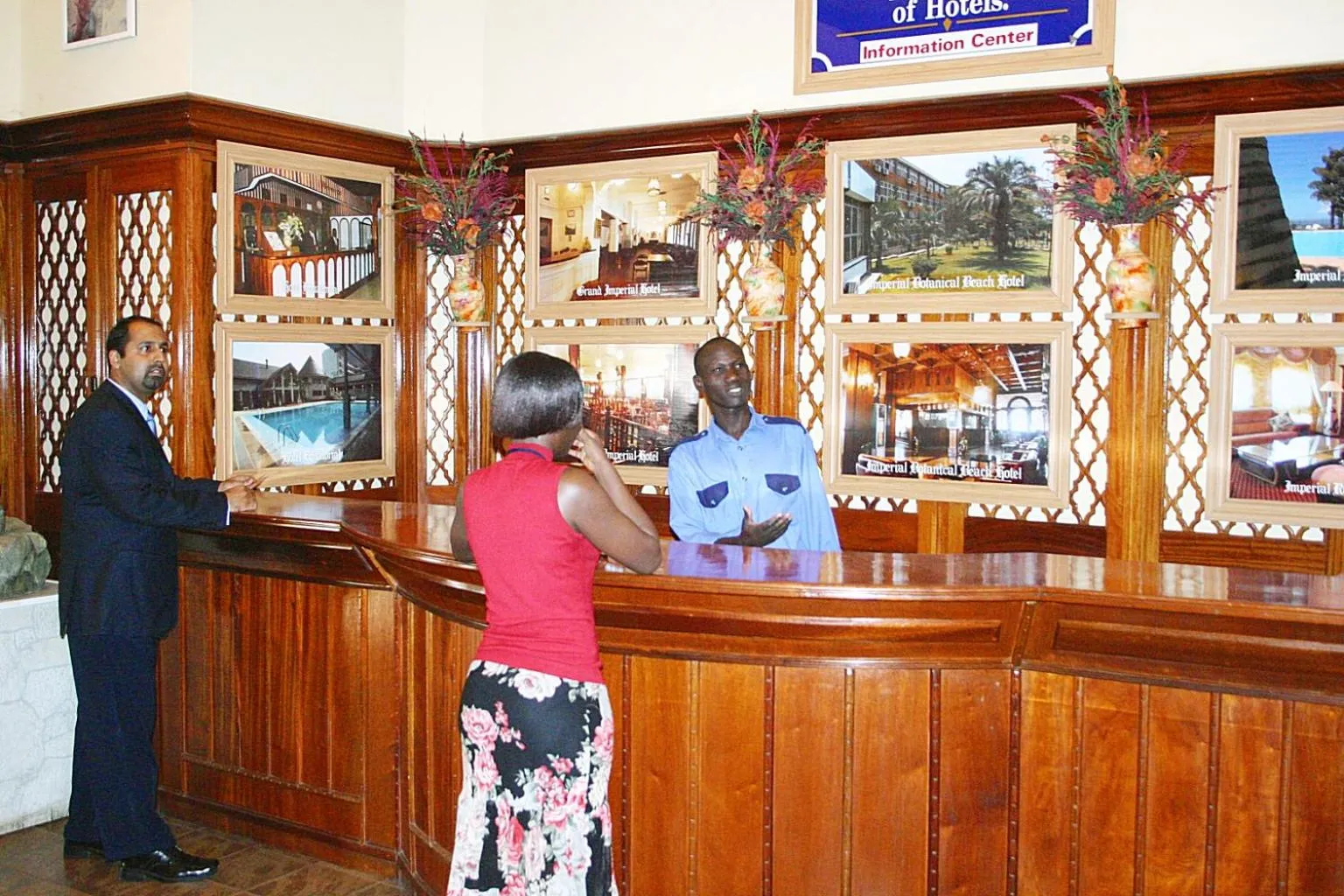 Staff in Grand Imperial Hotel