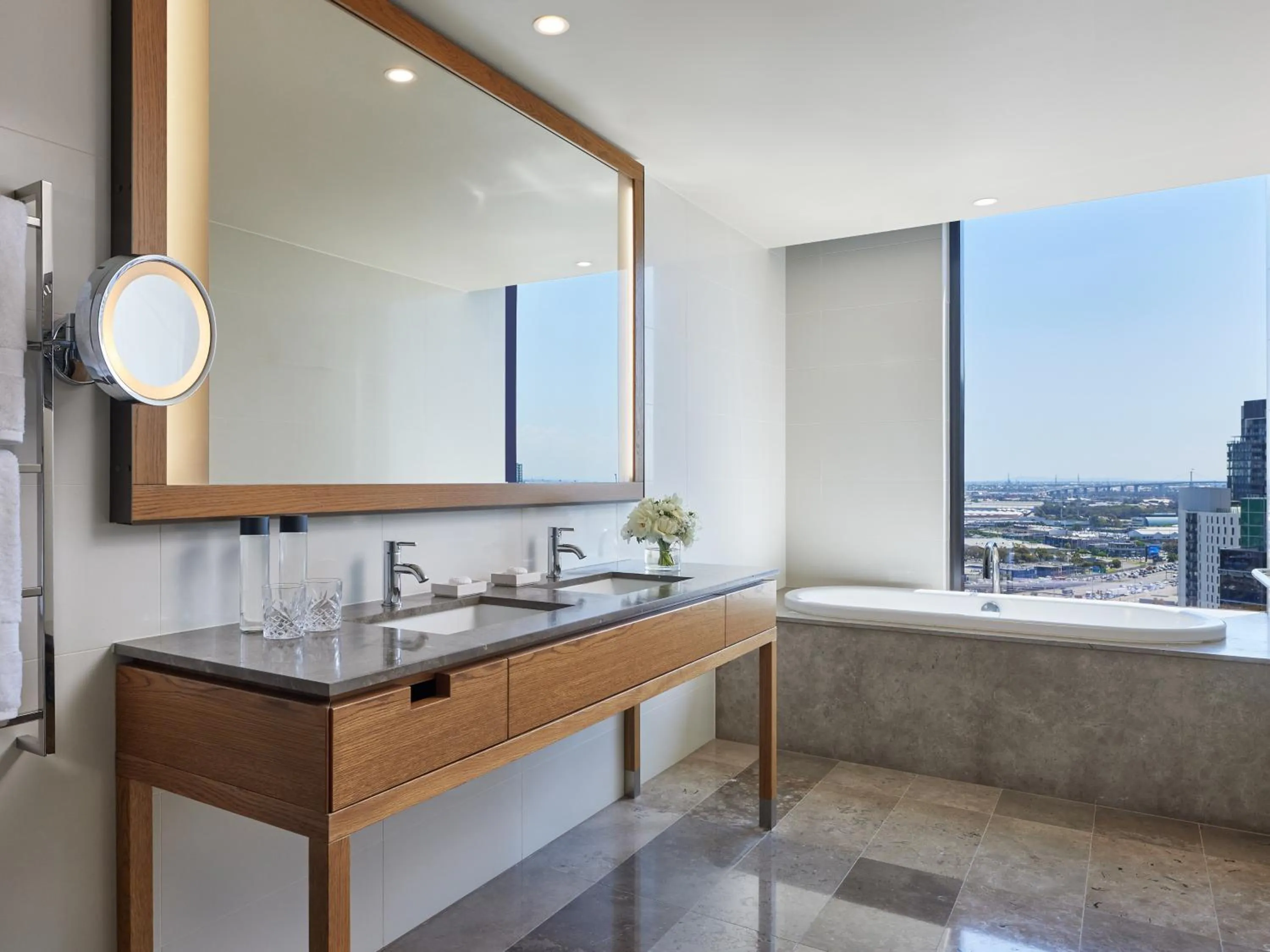 Bathroom in Pan Pacific Melbourne