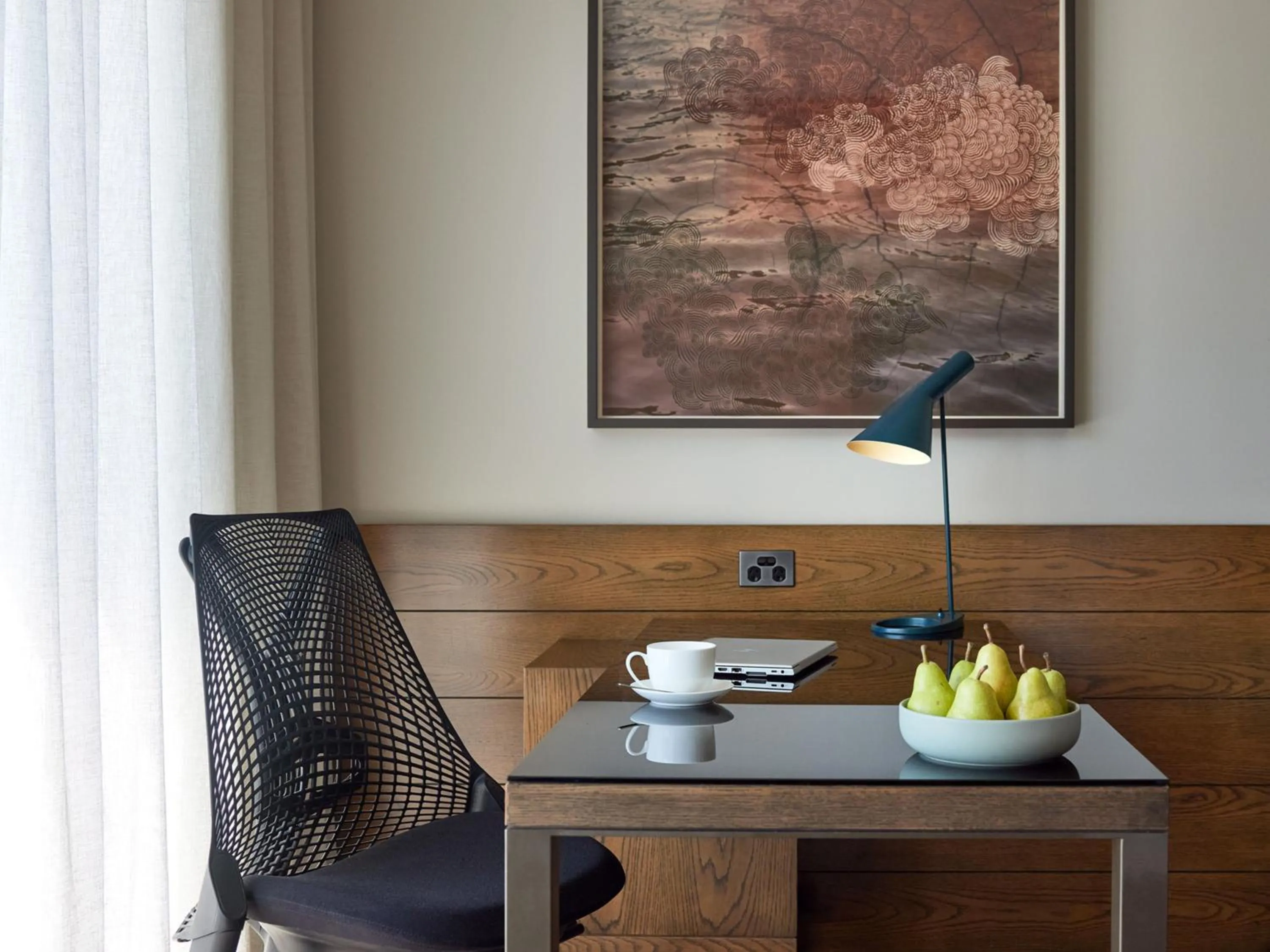 Seating area in Pan Pacific Melbourne