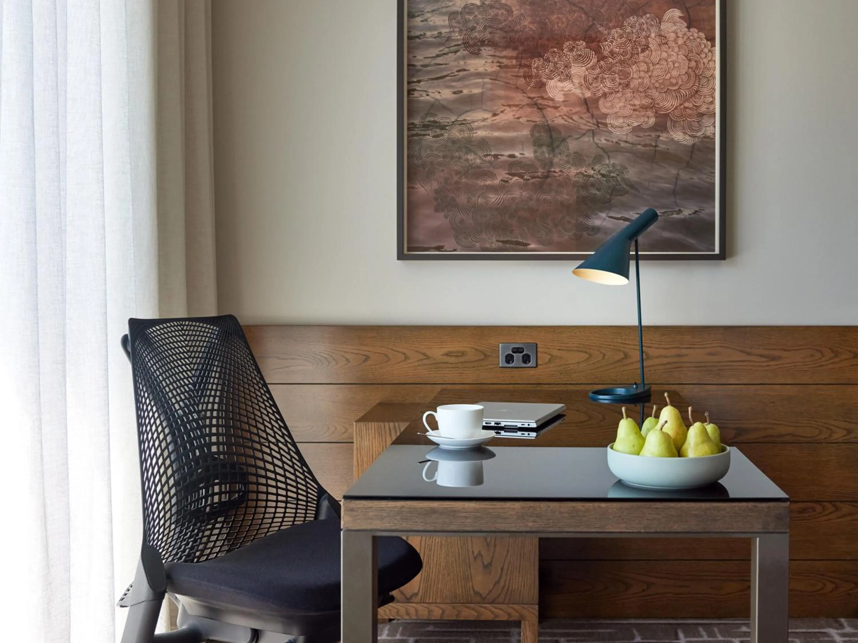 Seating area in Pan Pacific Melbourne