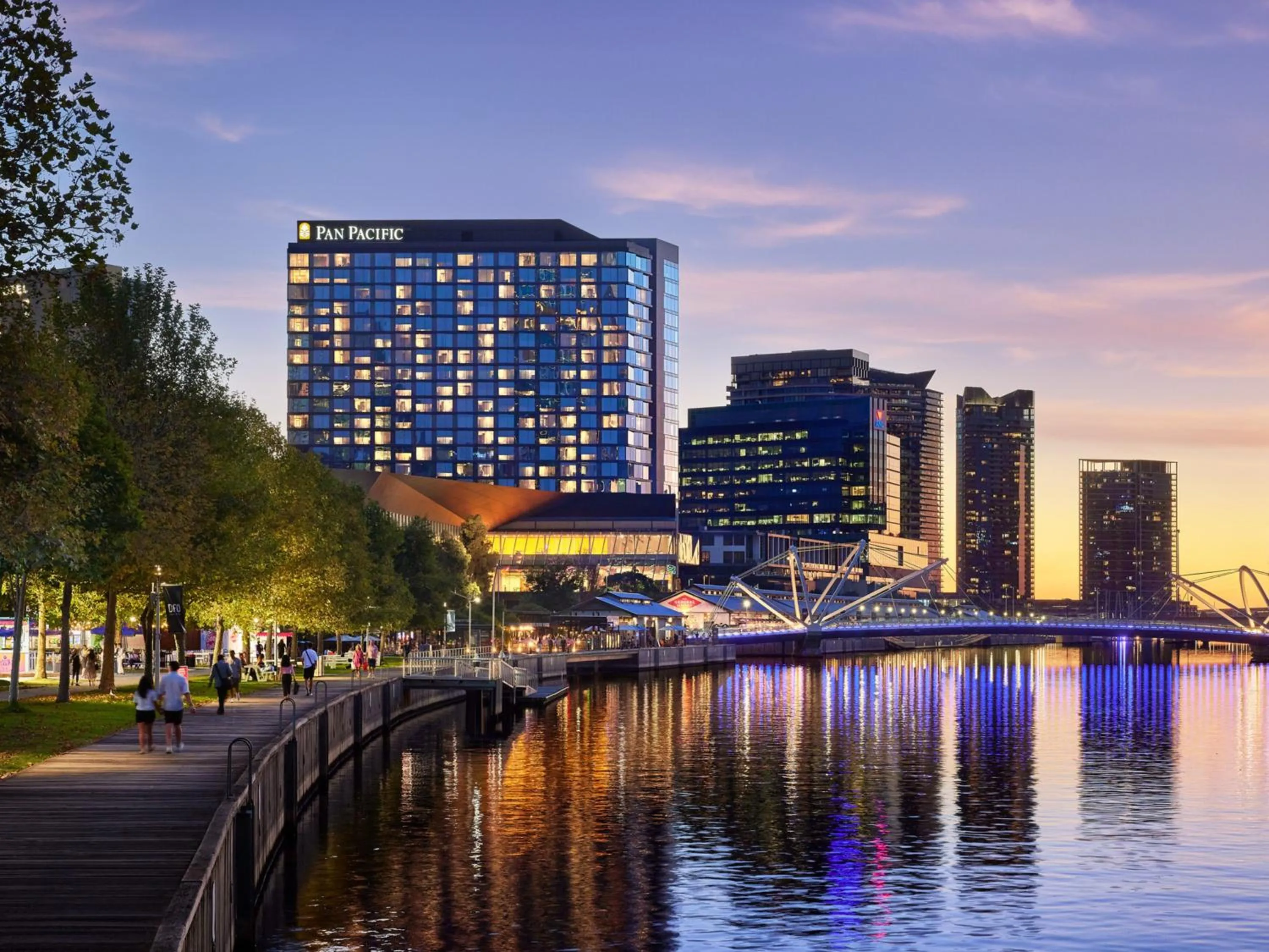 Property building in Pan Pacific Melbourne