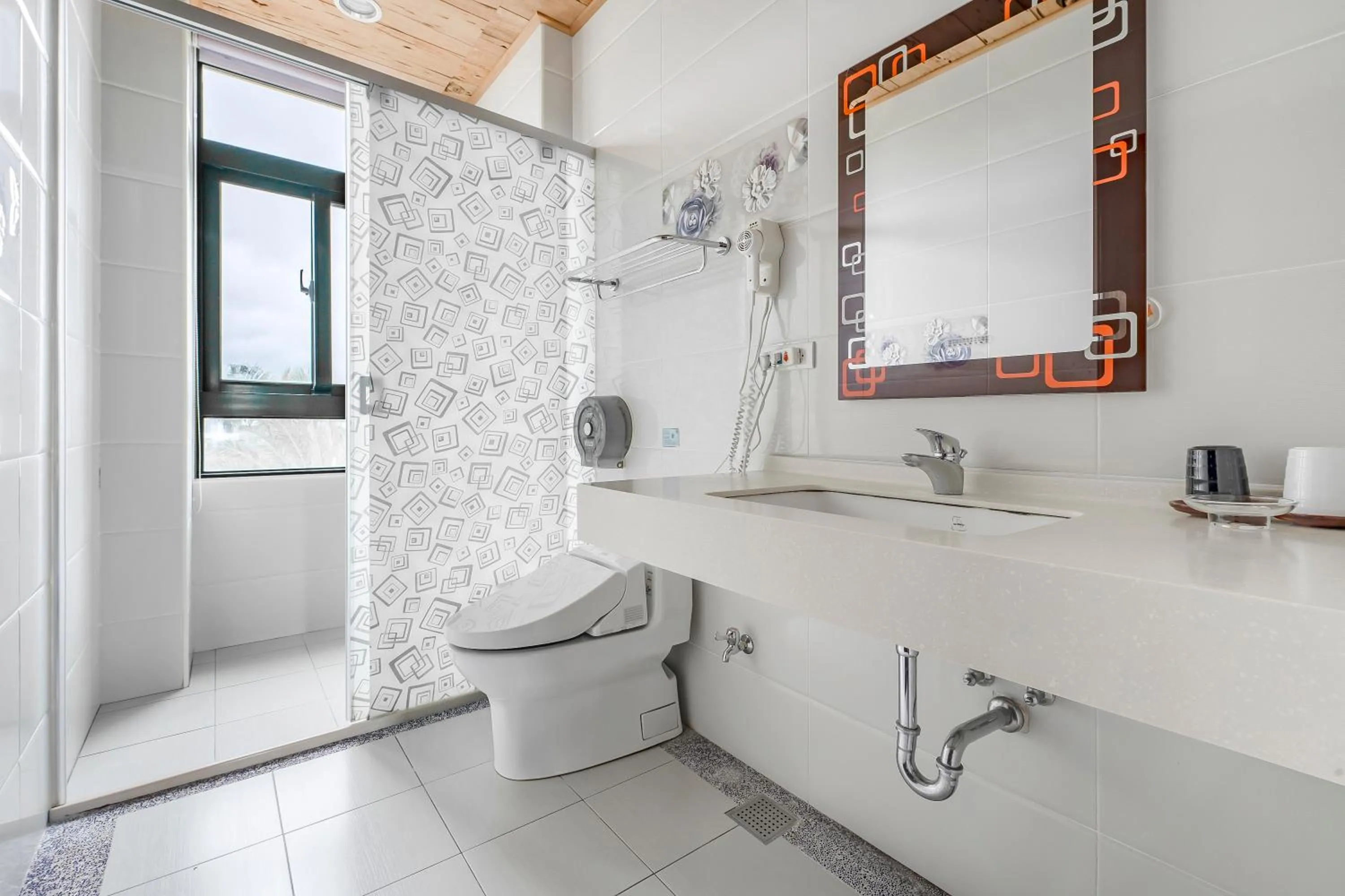 Shower in Summer Garden