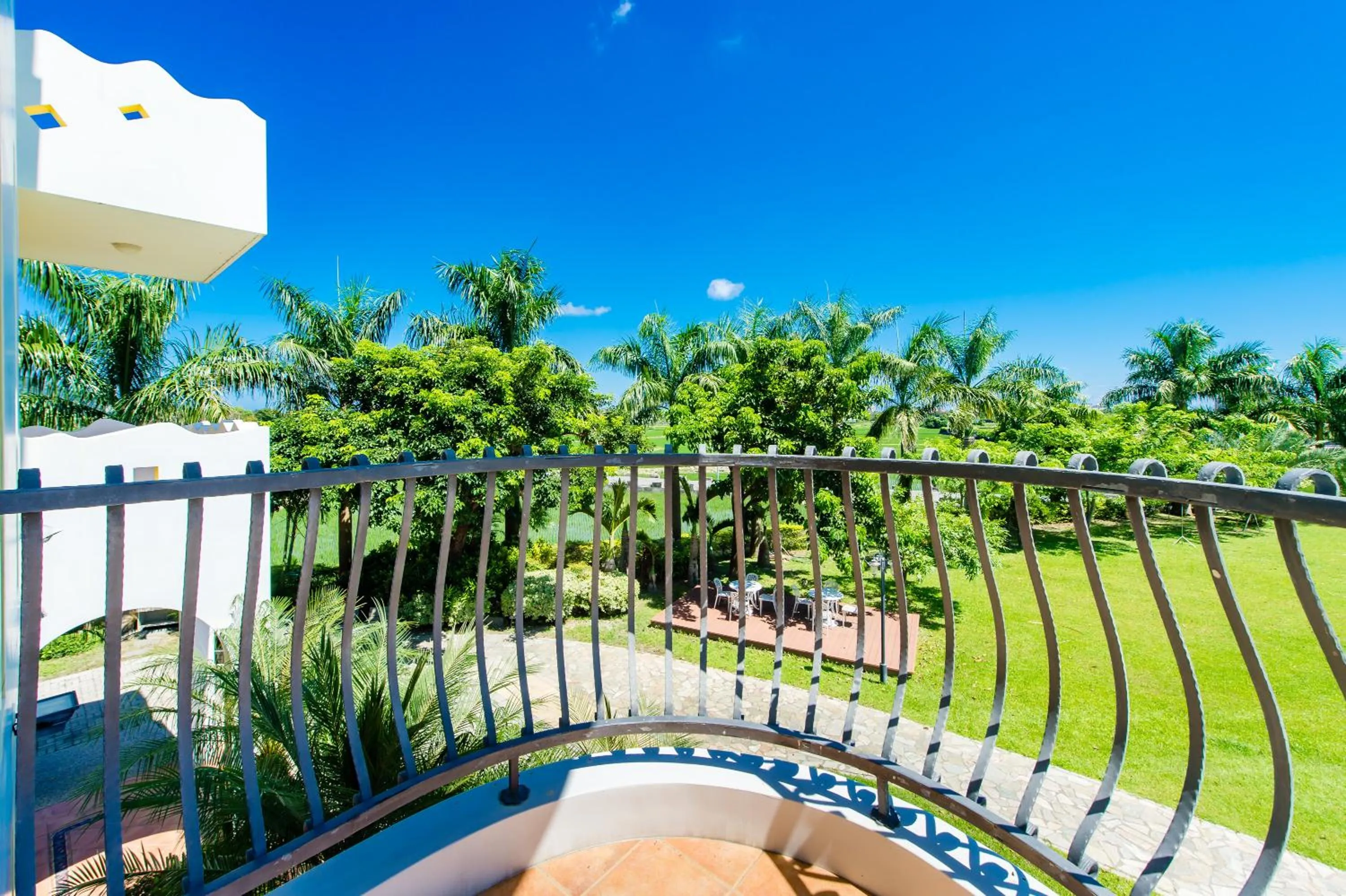 Balcony/Terrace in Summer Garden