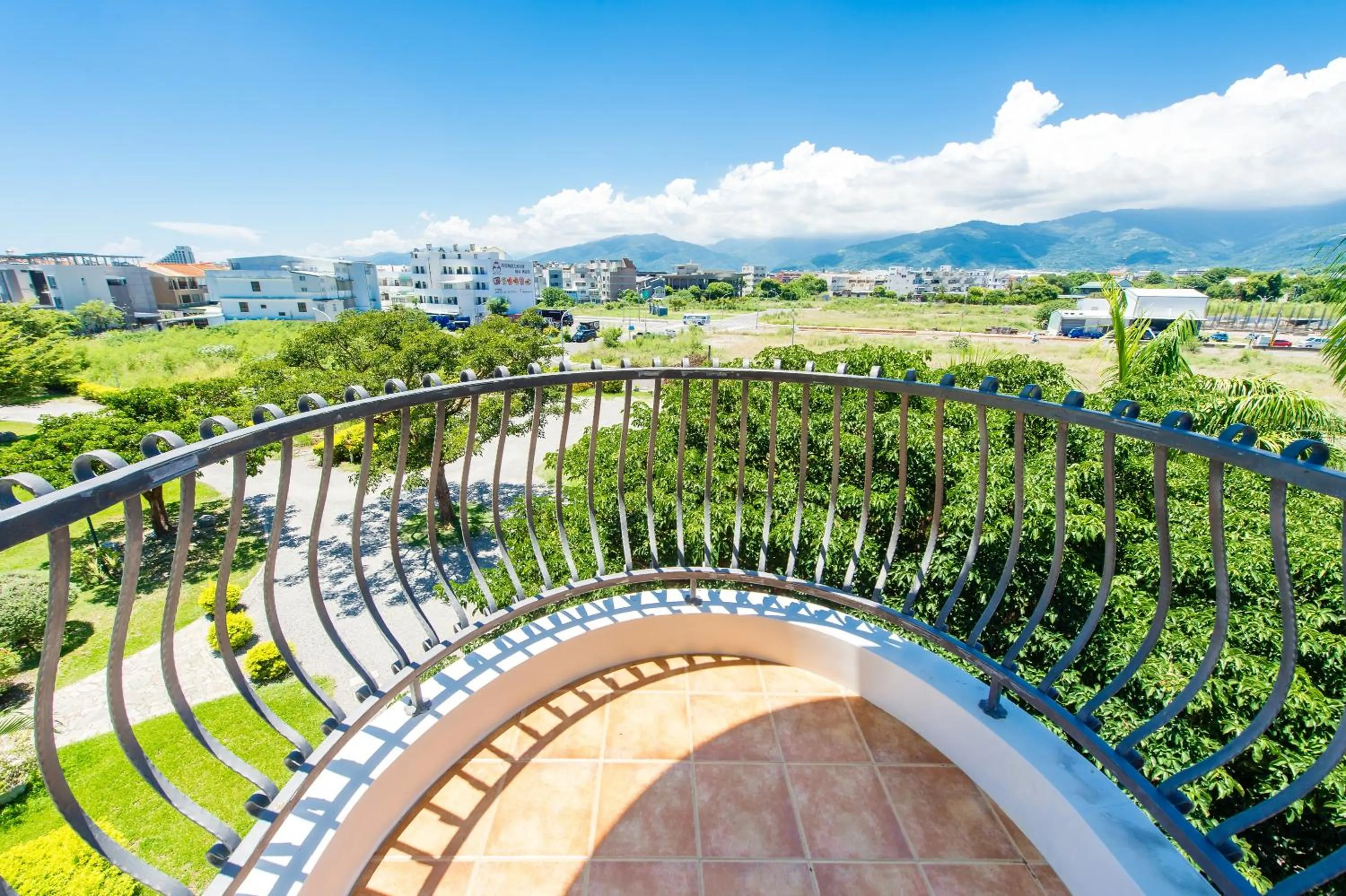 Balcony/Terrace in Summer Garden