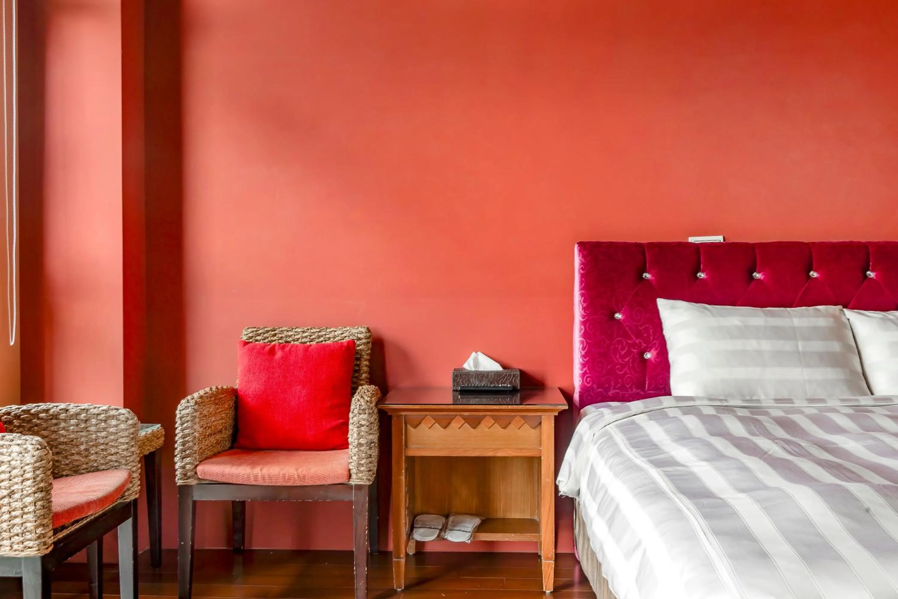 Bed in Summer Garden