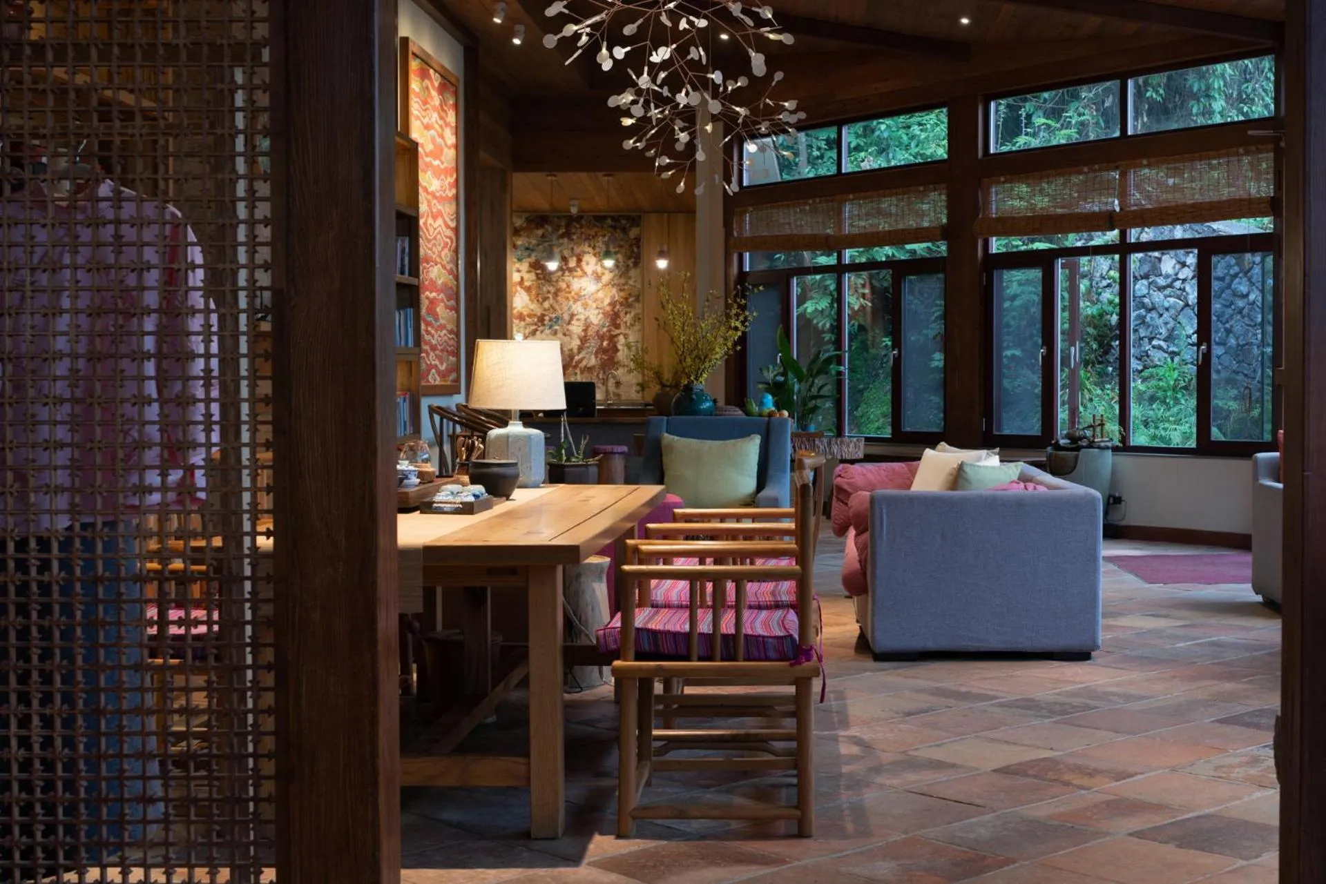 Living room in The Apsara Lodge