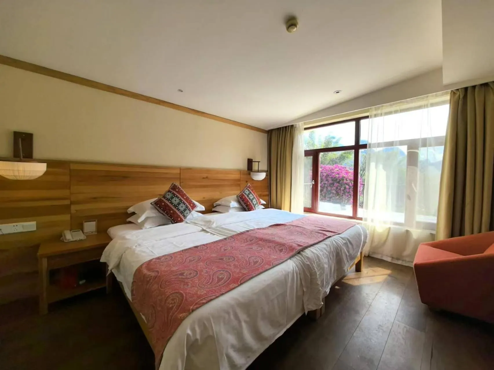 furniture, Bed in The Apsara Lodge